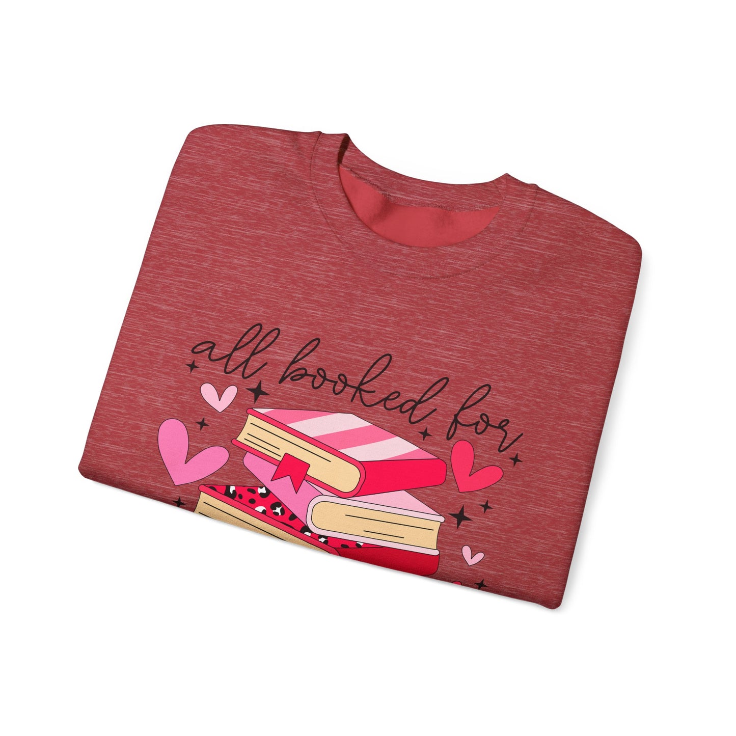 Book Lover Valentine's Day Unisex Sweatshirt - sizes S - 5X