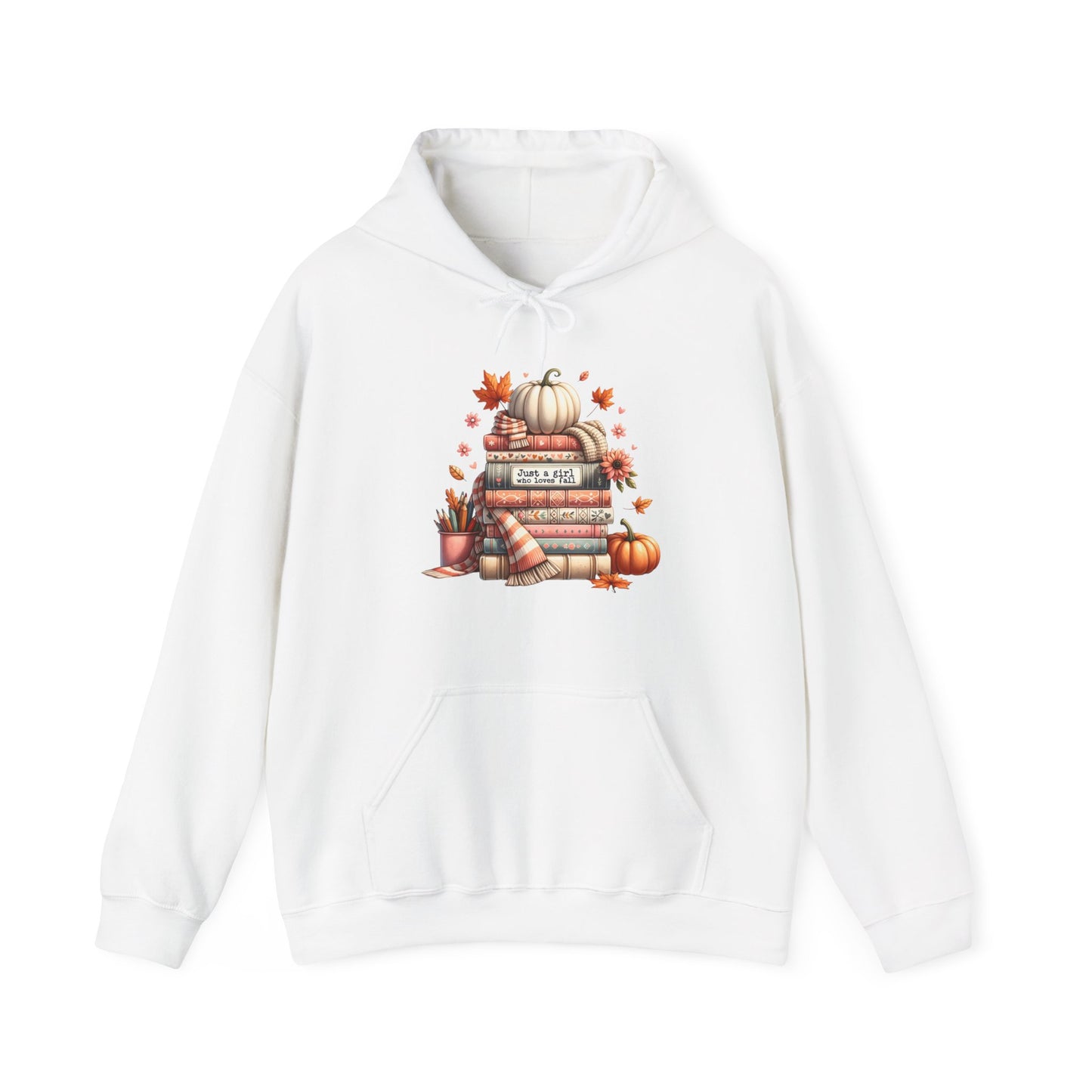 Just a Girl Who Loves Fall Unisex Heavy Blend™ Hooded Sweatshirt