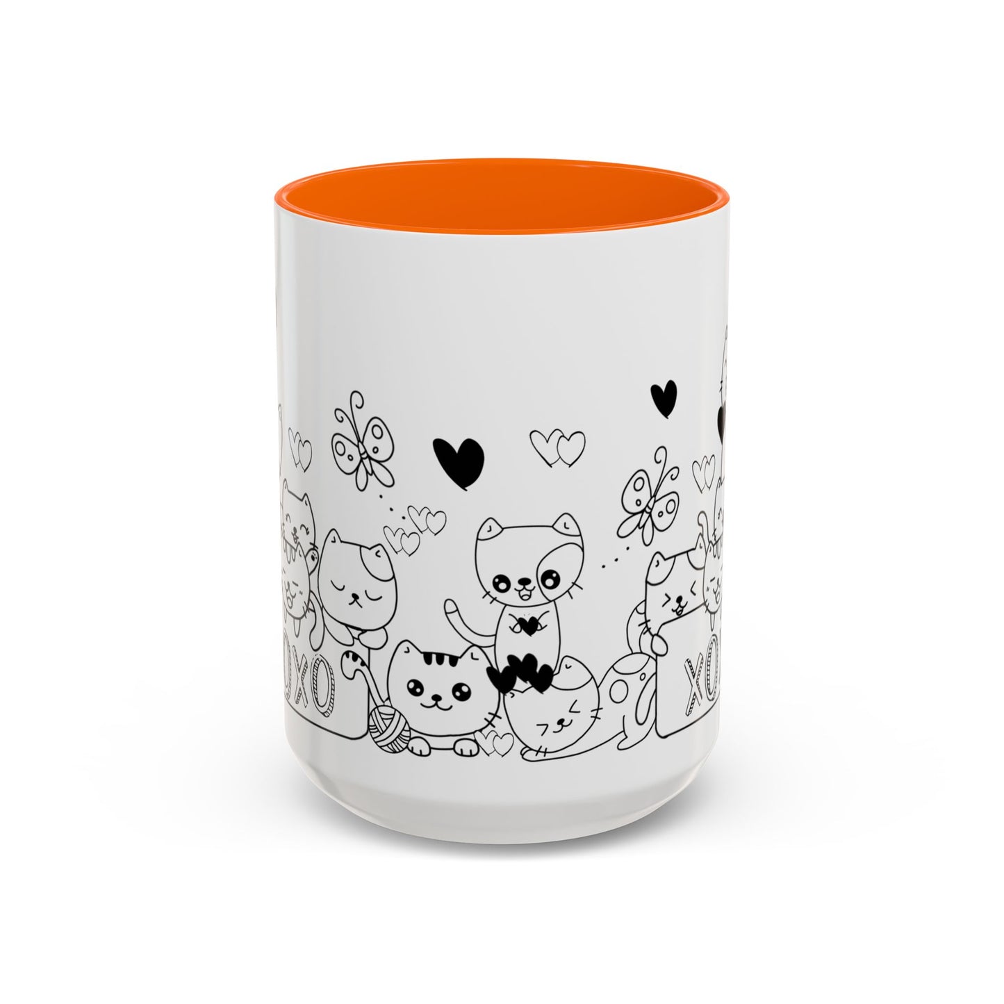 Coffee Mug - Valentine's Day Cat Love Mug for Cat Lovers