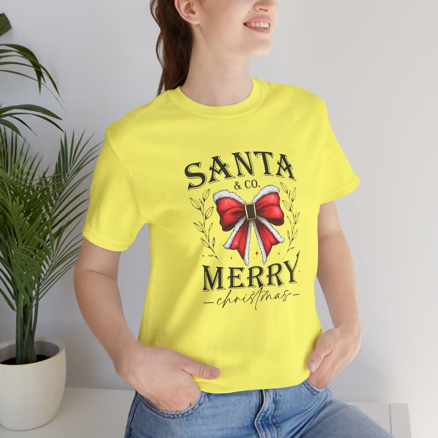 Santa and Co Merry Christmas Unisex Jersey Short Sleeve Tee - sizes S - 3X