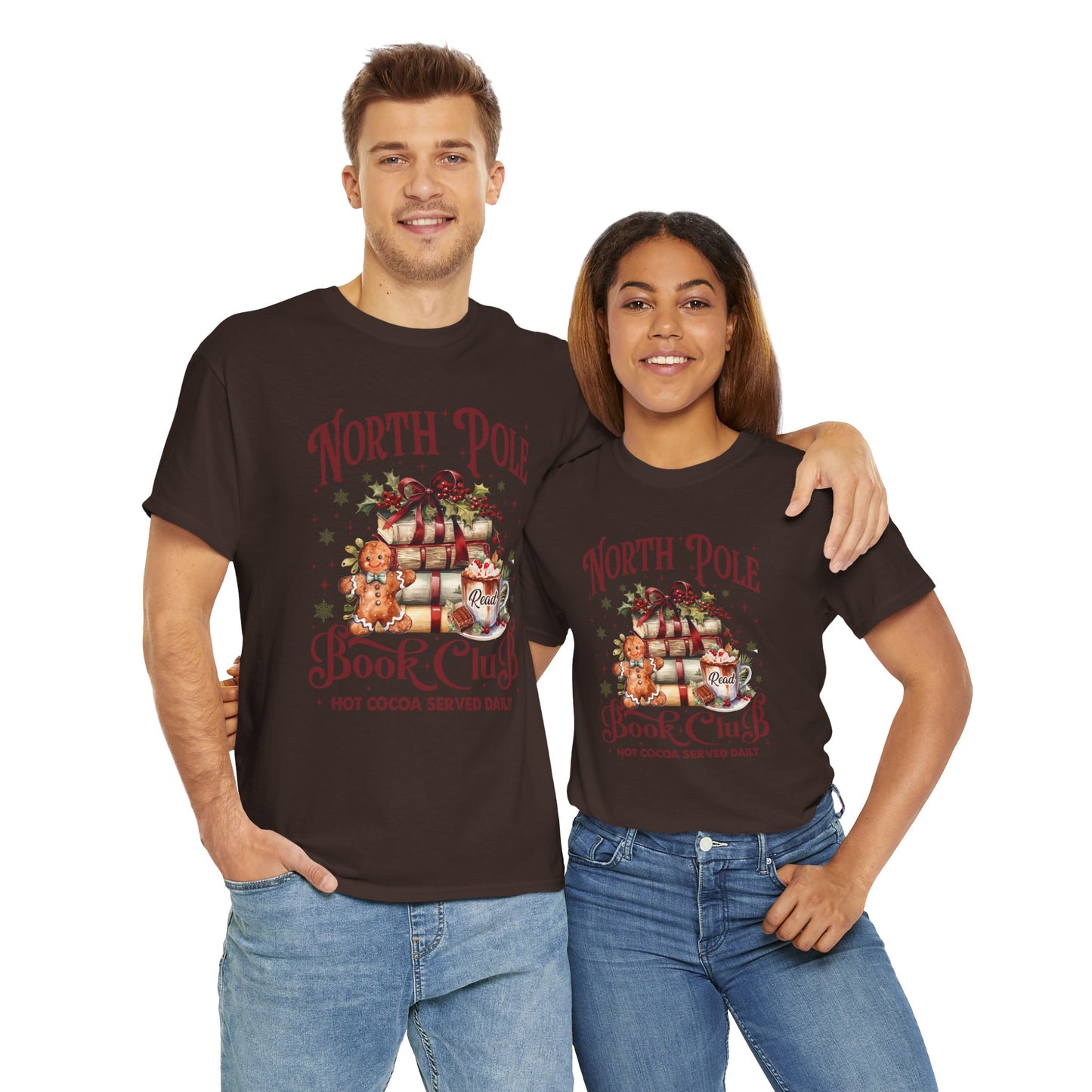 North Pole Book Club Unisex Heavy Cotton Tee - sizes S - 3X