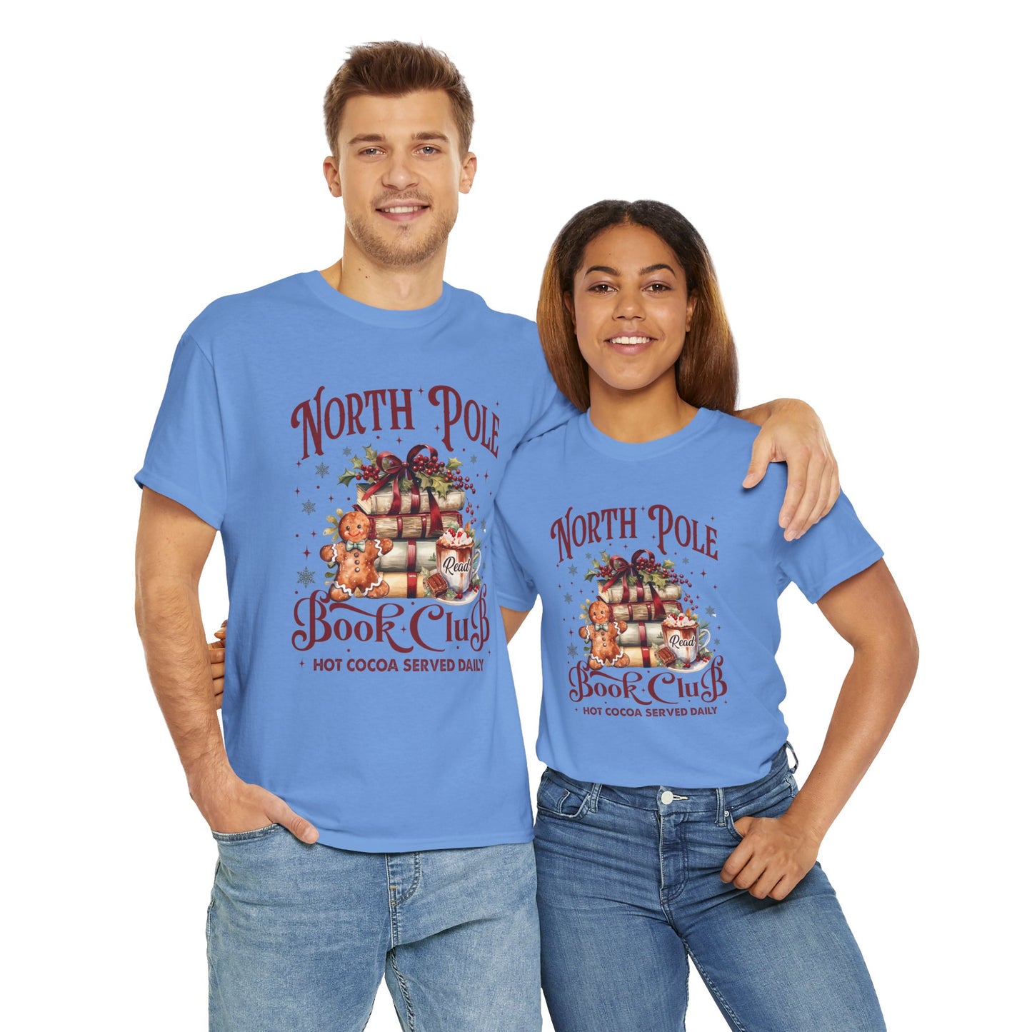North Pole Book Club Unisex Heavy Cotton Tee - sizes S - 3X