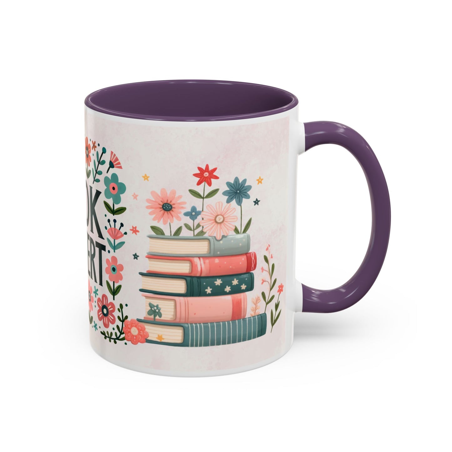 Mug - Booktrovert Pretty Floral Ceramic Coffee Mug (11oz, 15oz)