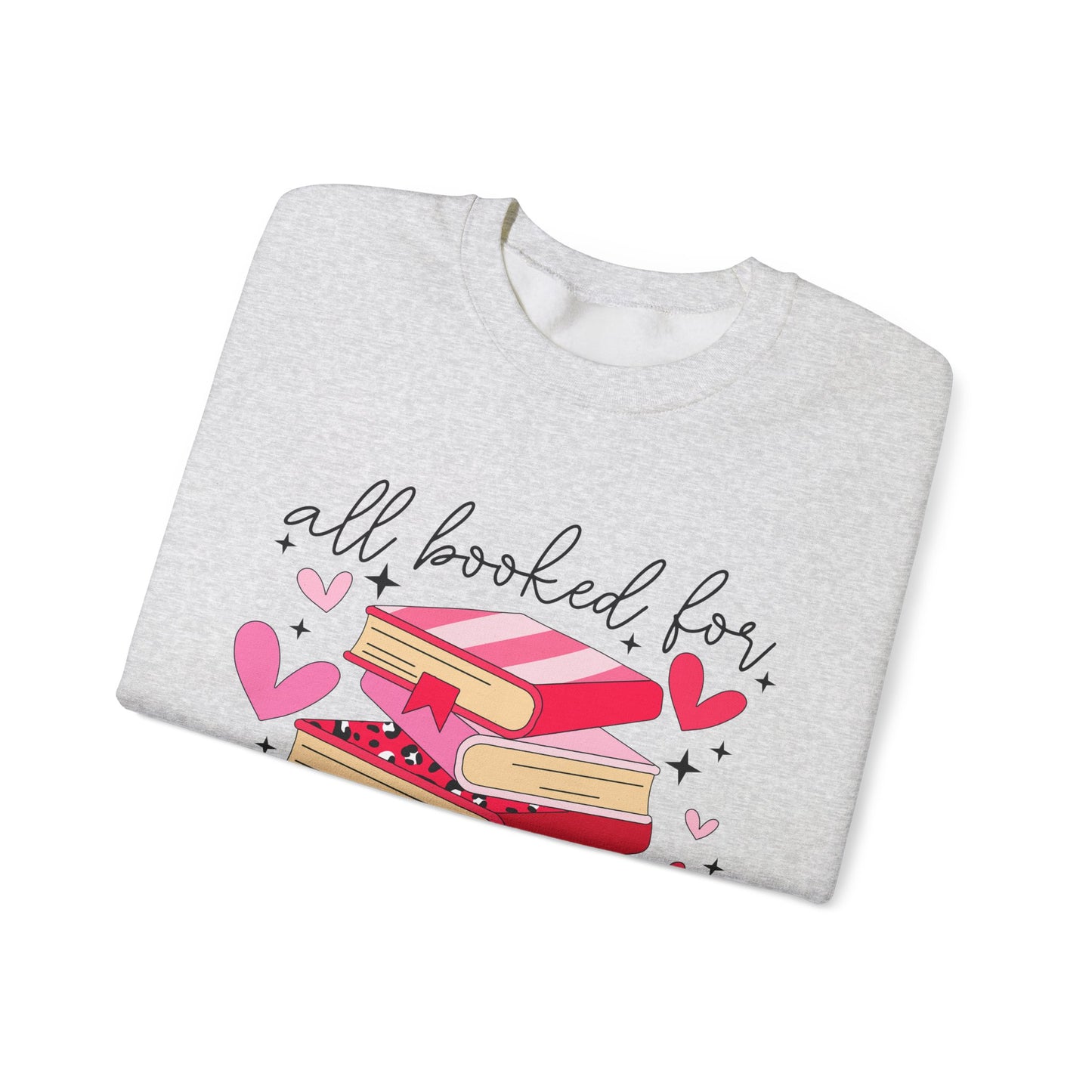 Book Lover Valentine's Day Unisex Sweatshirt - sizes S - 5X