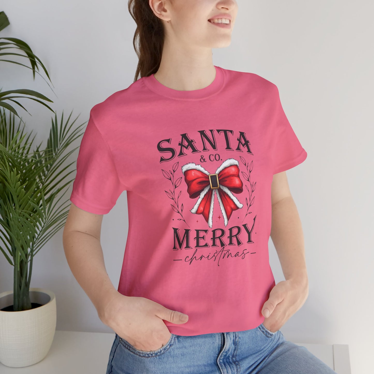 Santa and Co Merry Christmas Unisex Jersey Short Sleeve Tee - sizes S - 5X