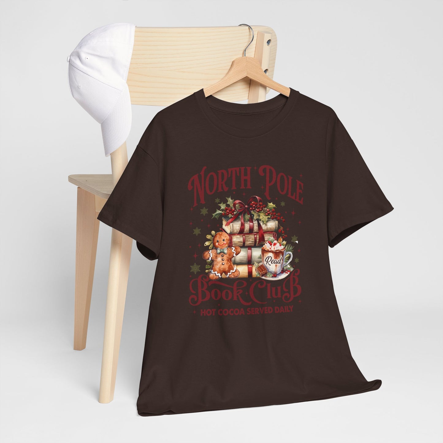 North Pole Book Club Unisex Heavy Cotton Tee - sizes S - 3X