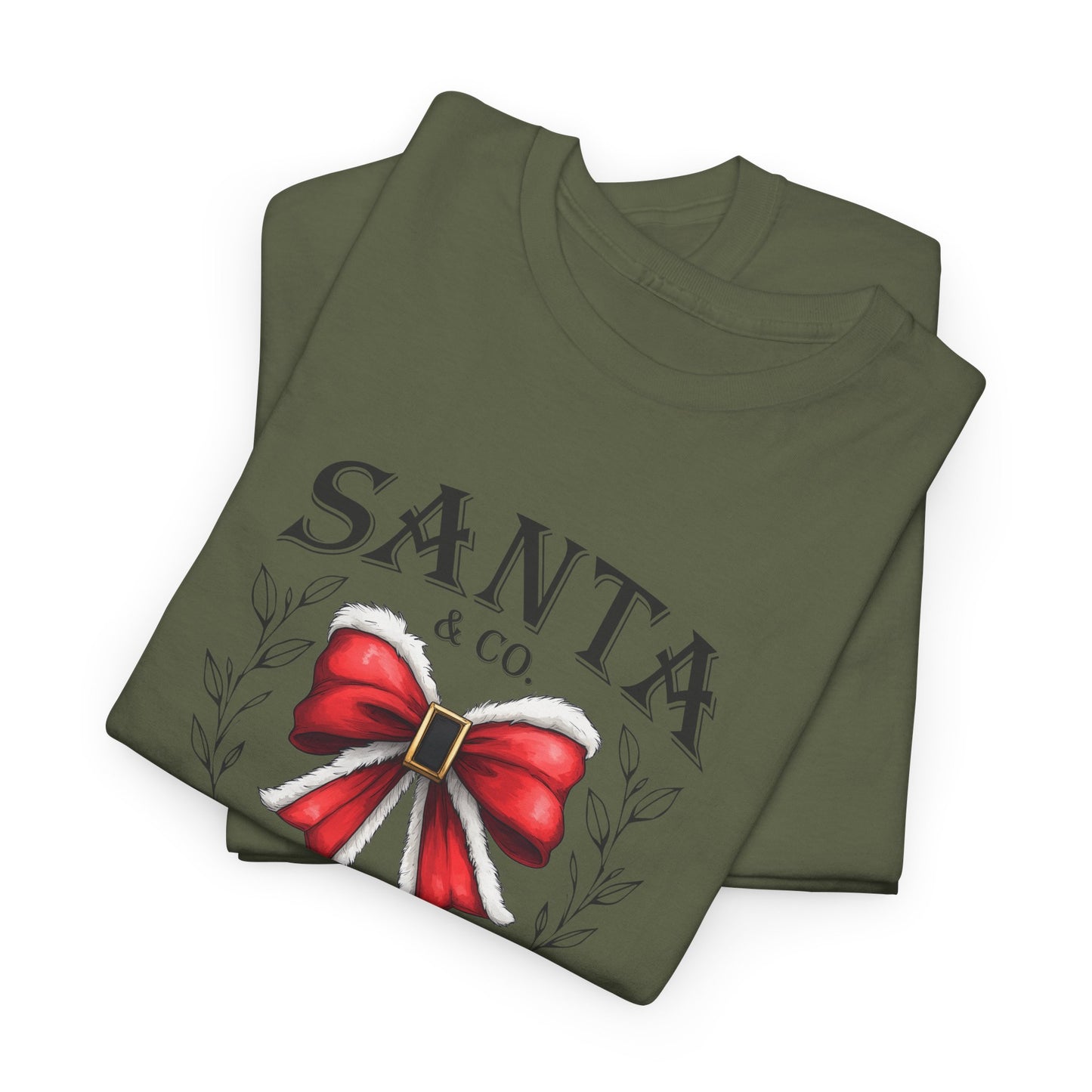 Santa and Company Merry Christmas Unisex Heavy Cotton Tee - sizes S - 5X