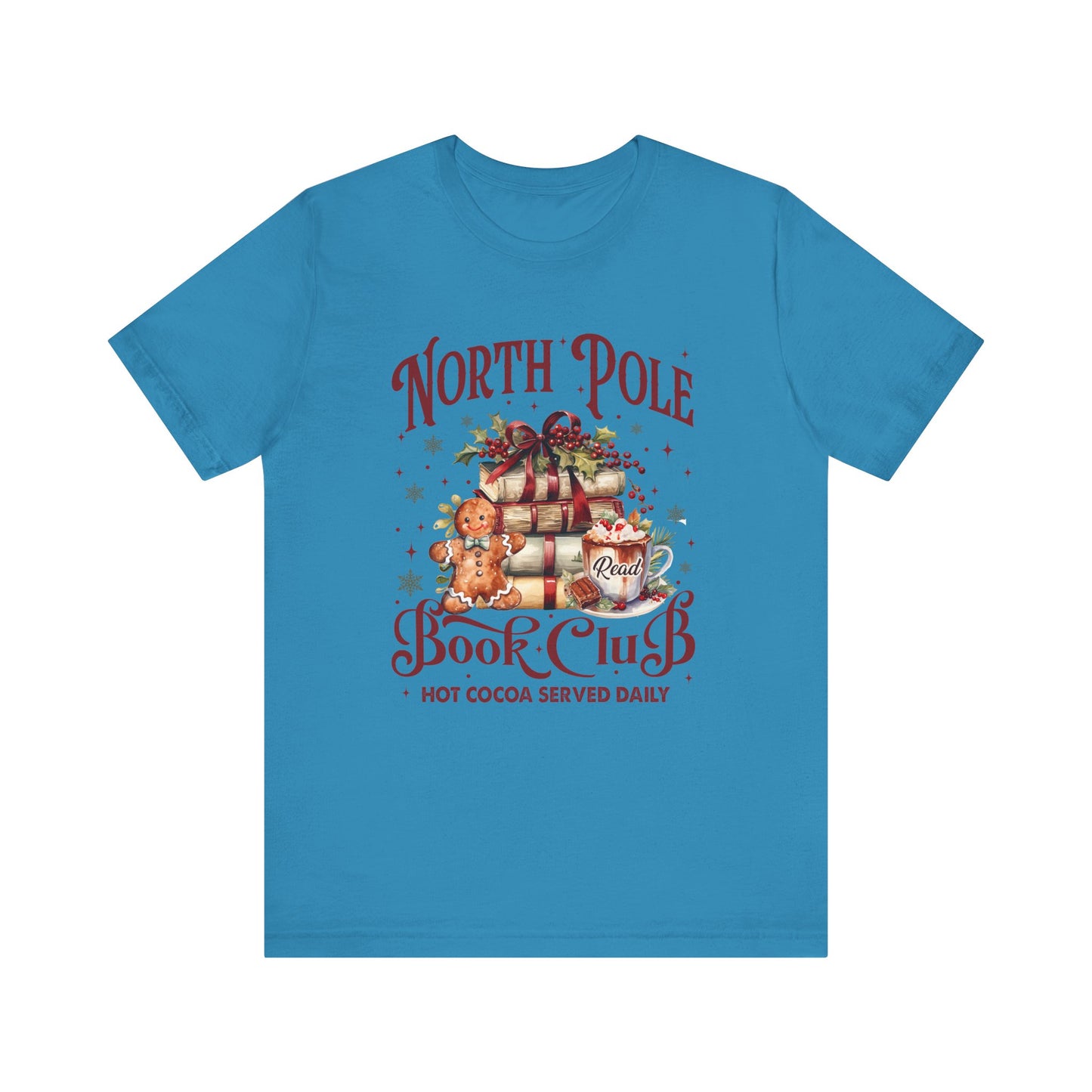 North Pole Book Club Unisex Jersey Short Sleeve Tee - sizes S - 3X