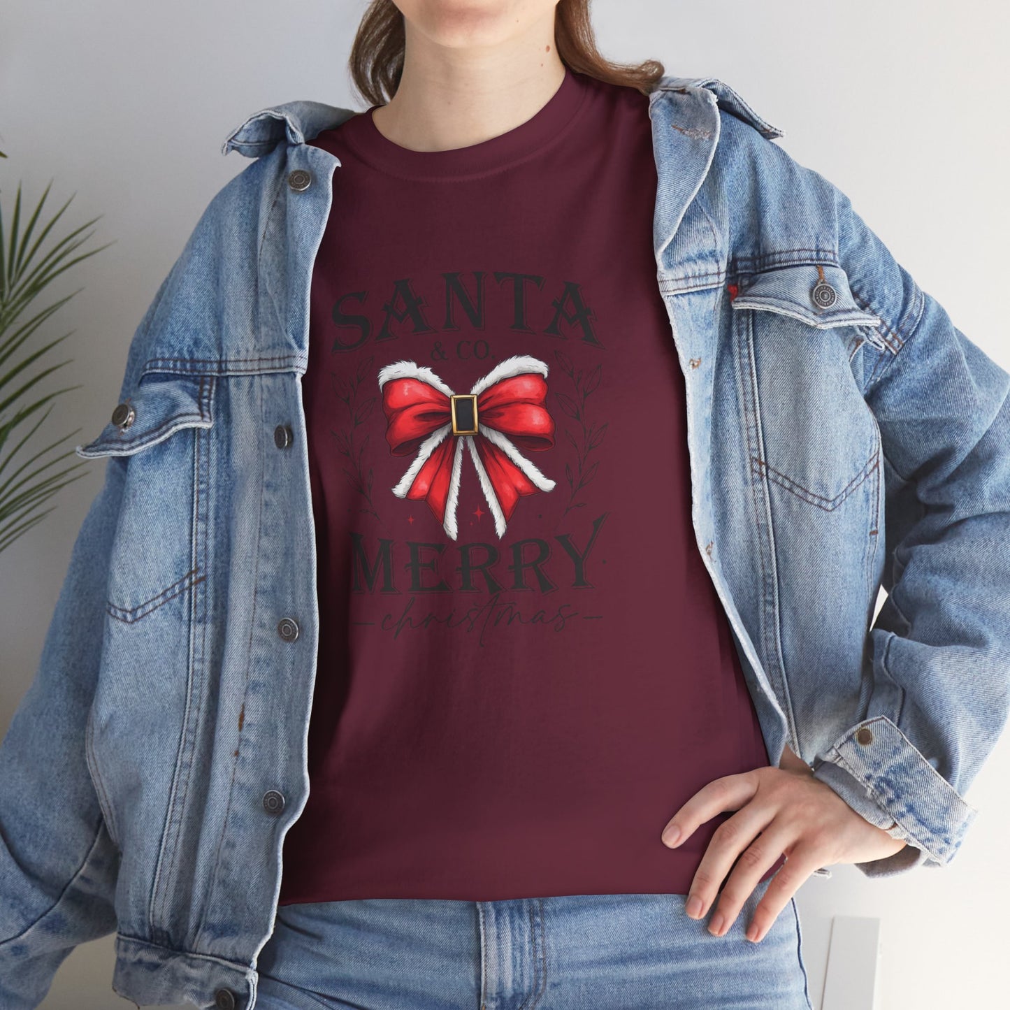 Santa and Company Merry Christmas Unisex Heavy Cotton Tee - sizes S - 5X