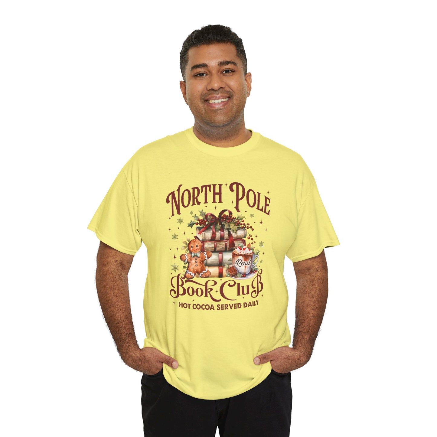 North Pole Book Club Unisex Heavy Cotton Tee - sizes S - 3X