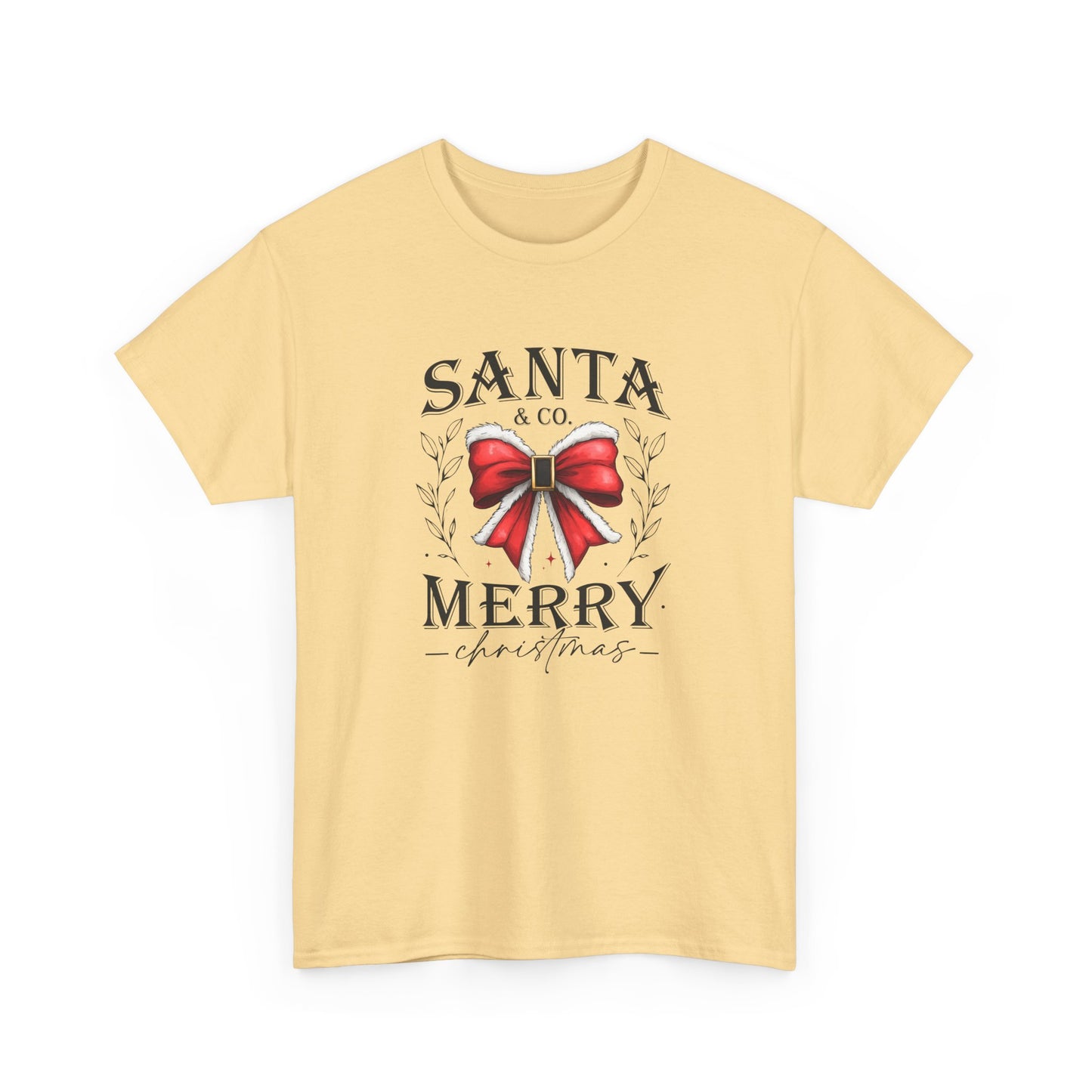 Santa and Company Merry Christmas Unisex Heavy Cotton Tee - sizes S - 5X