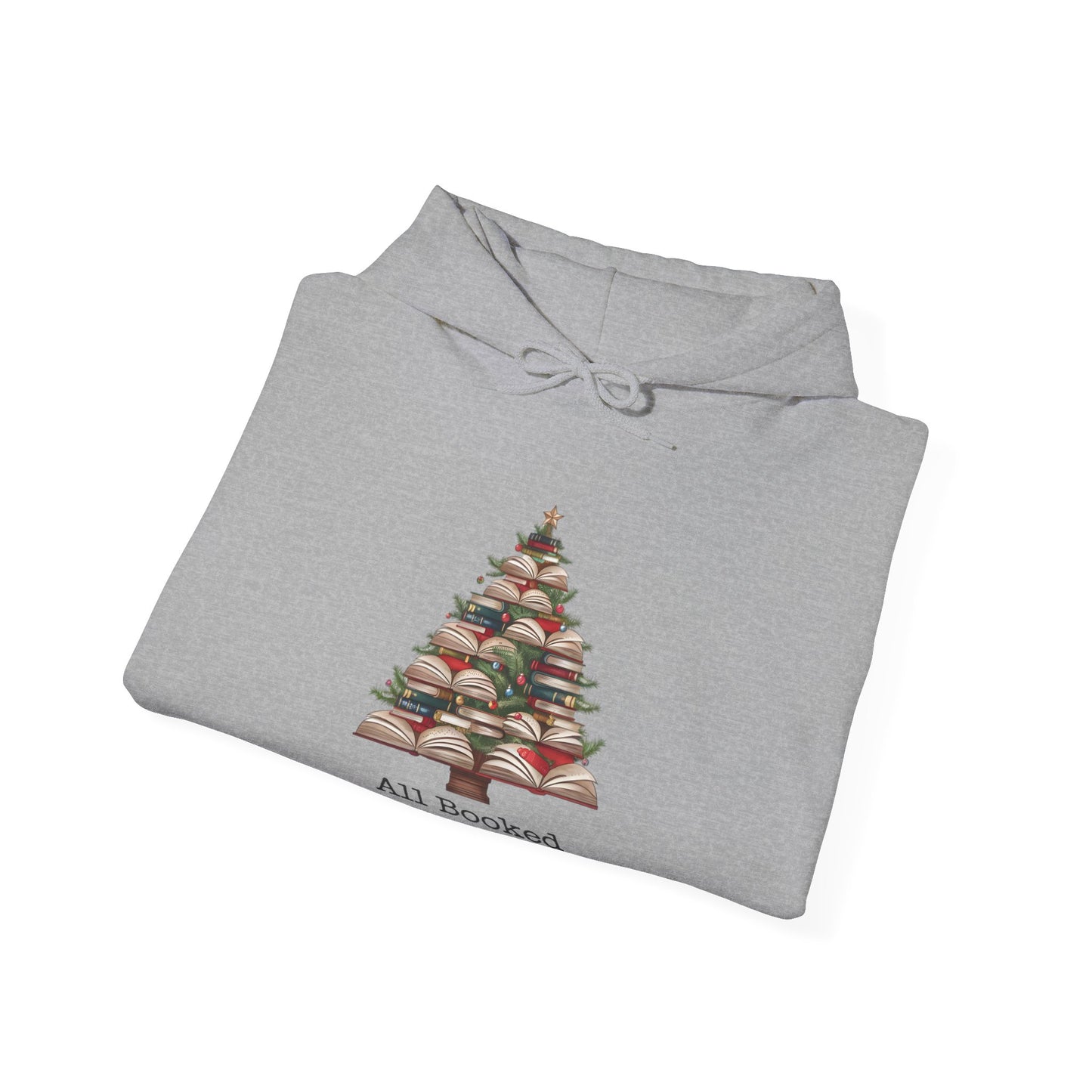 All Booked for Christmas Unisex Heavy Blend™ Hooded Sweatshirt - sizes S - 3X