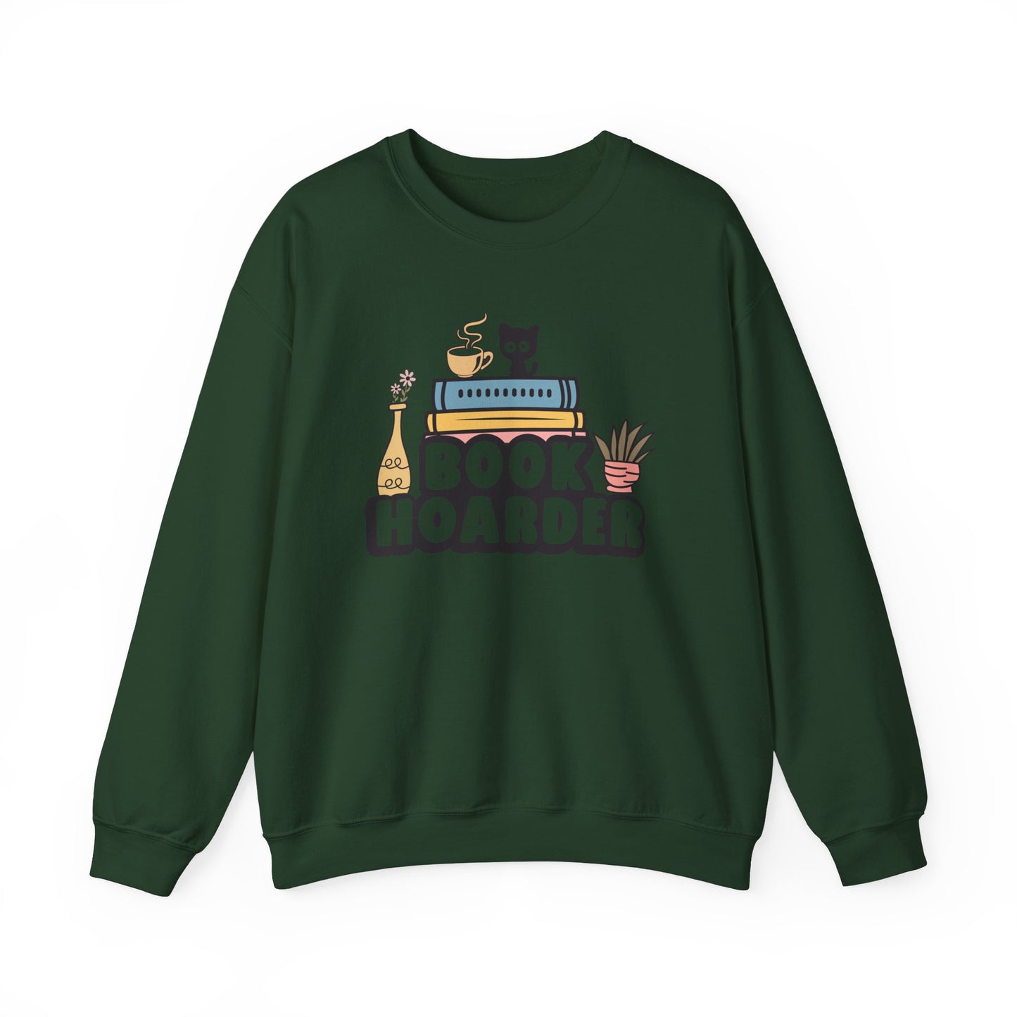 Book Hoarder Unisex Heavy Blend Sweatshirt - size S - 3X