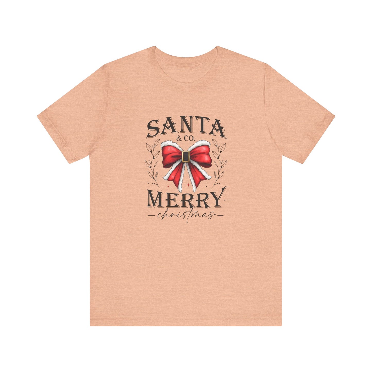 Santa and Co Merry Christmas Unisex Jersey Short Sleeve Tee - sizes S - 3X