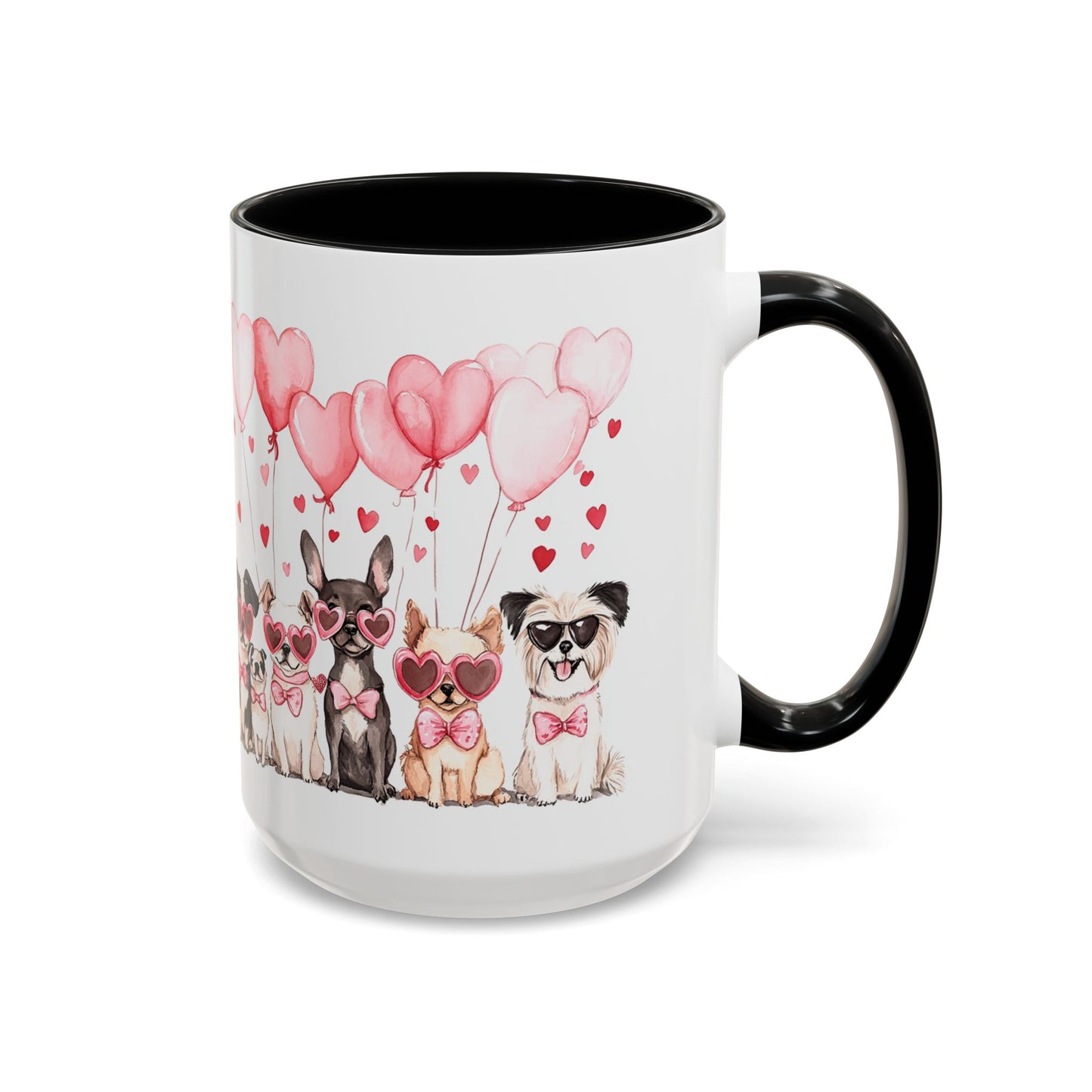 Puppy Love Valentine's Day Coffee Mug (11, 15oz) version 2
