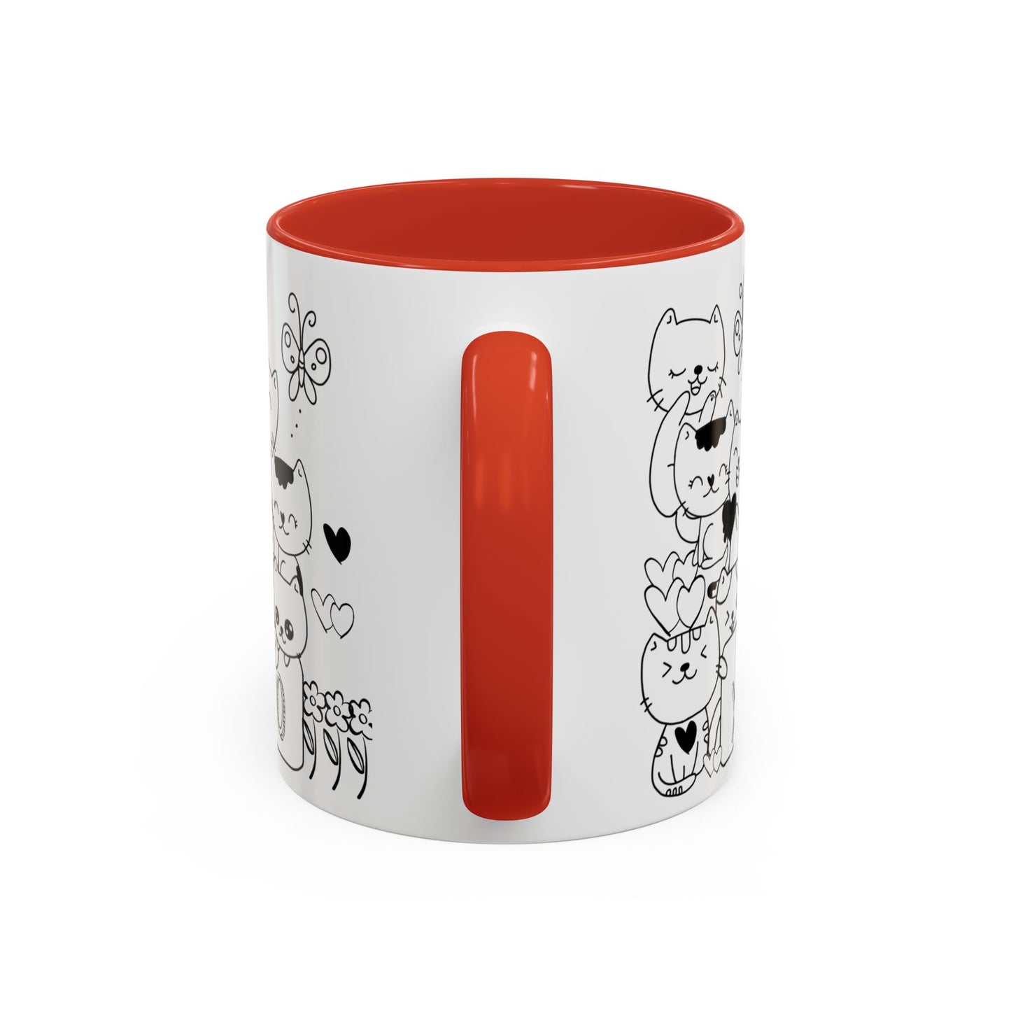 Coffee Mug - Valentine's Day Cat Love Mug for Cat Lovers