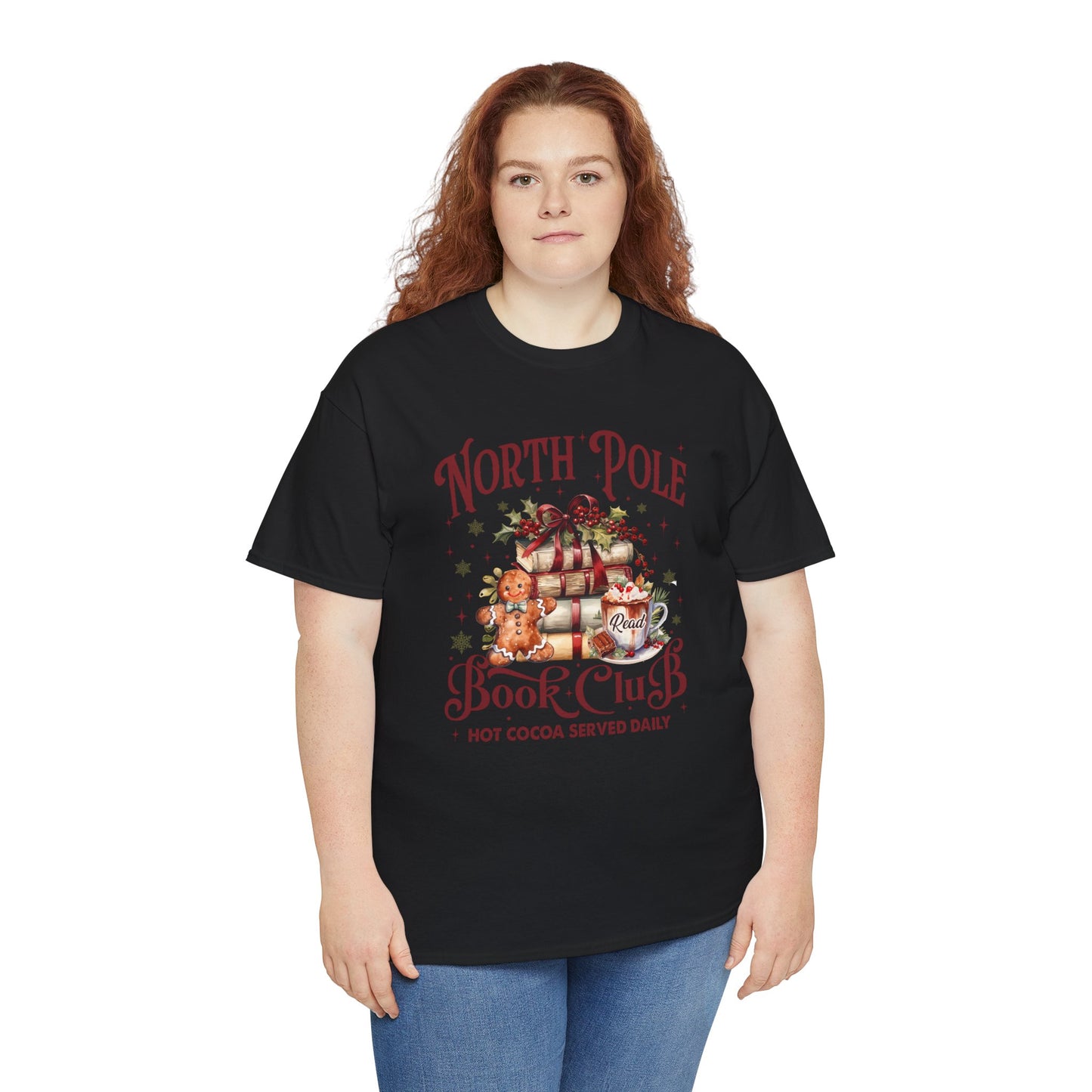 North Pole Book Club Unisex Heavy Cotton Tee - sizes S - 3X