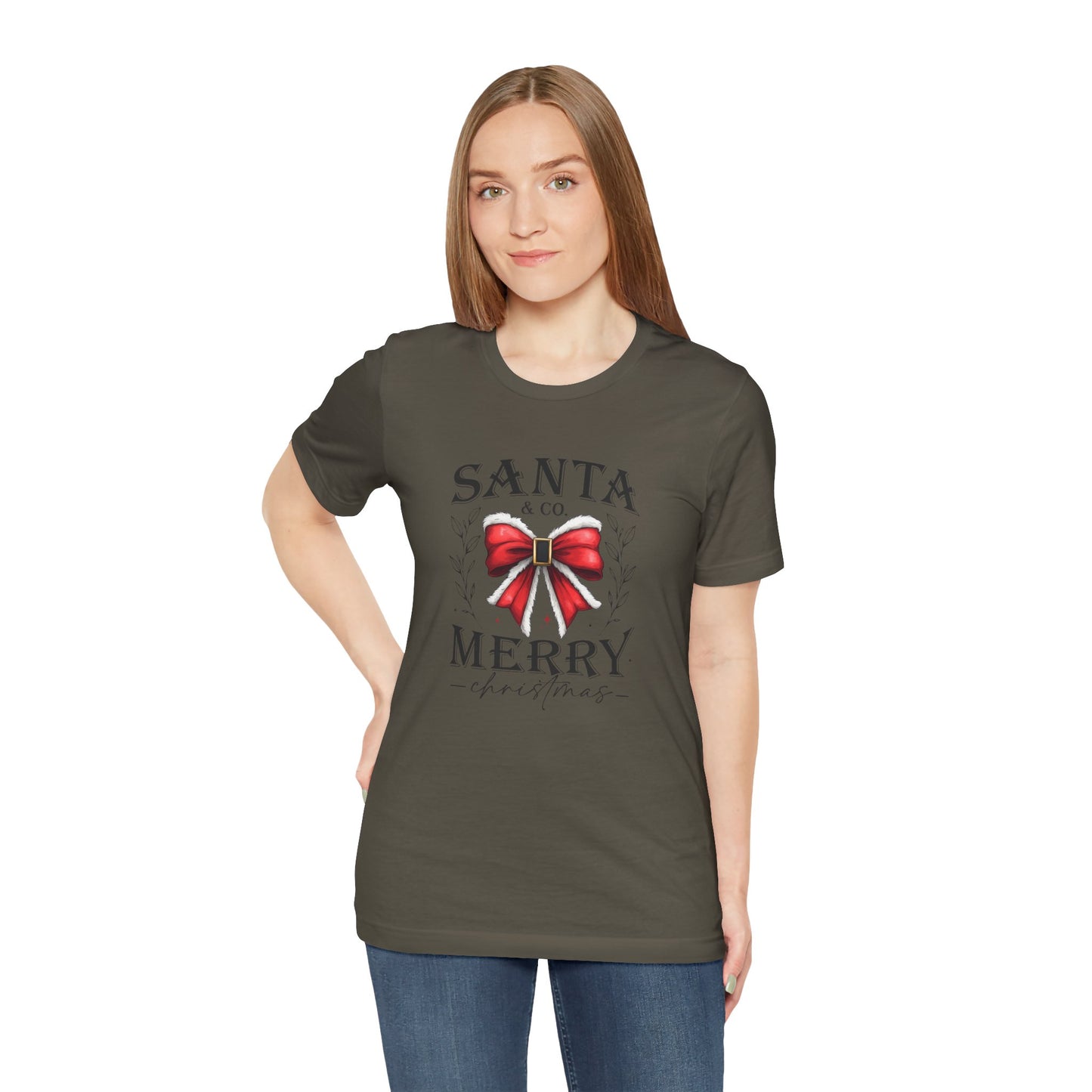 Santa and Co Merry Christmas Unisex Jersey Short Sleeve Tee - sizes S - 3X