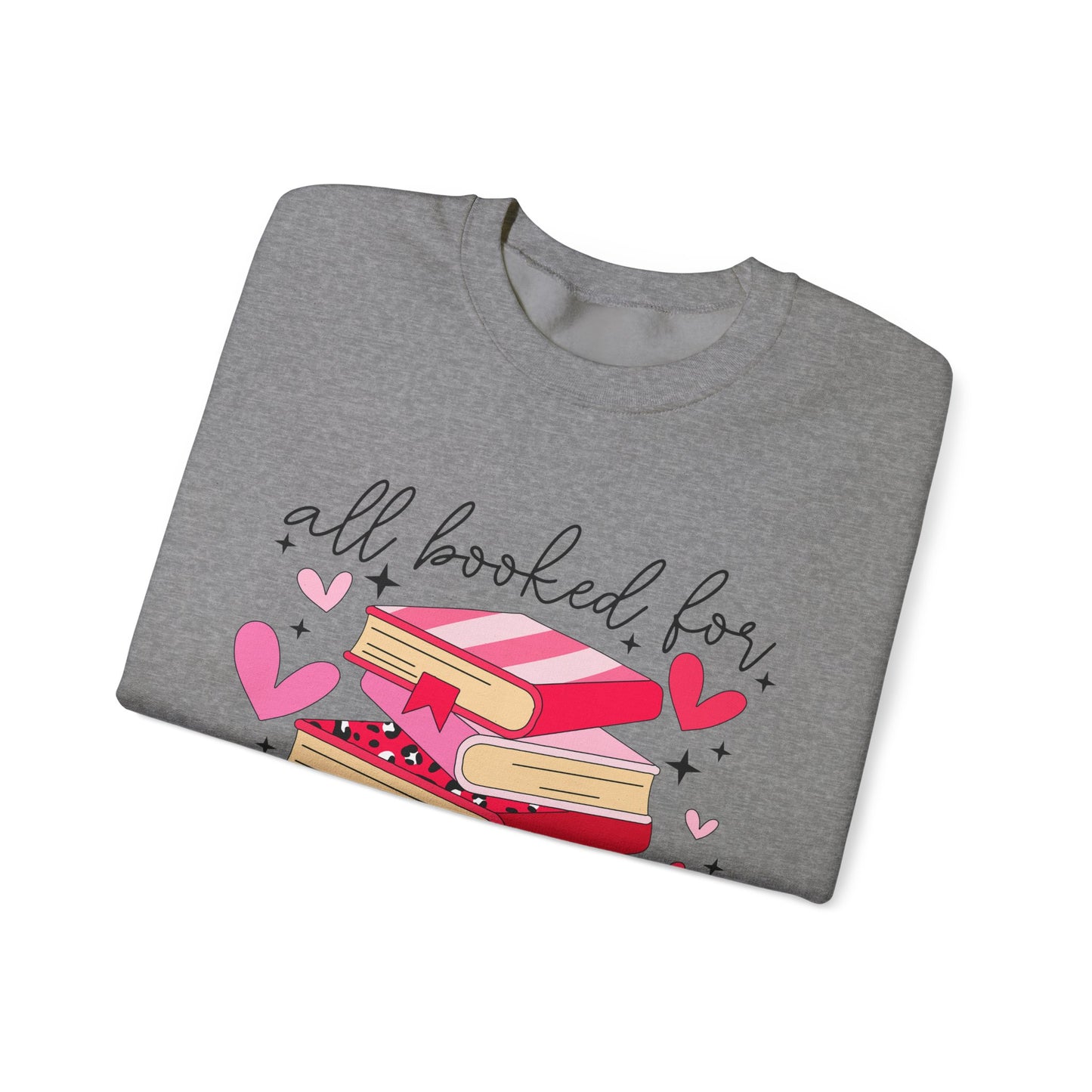Book Lover Valentine's Day Unisex Sweatshirt - sizes S - 5X