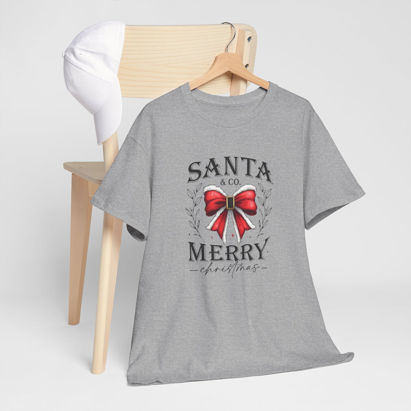 Santa and Company Merry Christmas Unisex Heavy Cotton Tee - sizes S - 5X