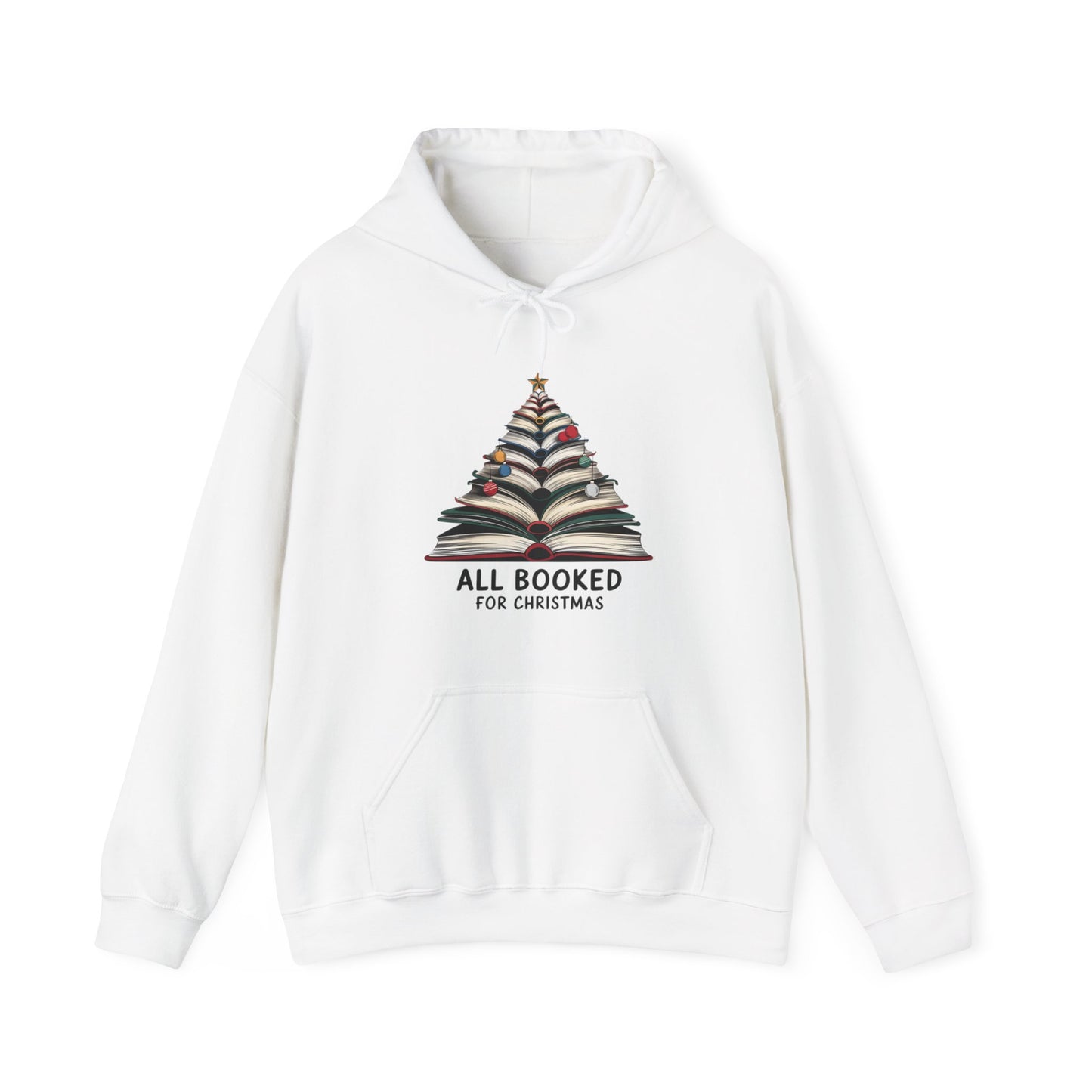 All Booked for Christmas Unisex Heavy Blend™ Hooded Sweatshirt - size S - 3X