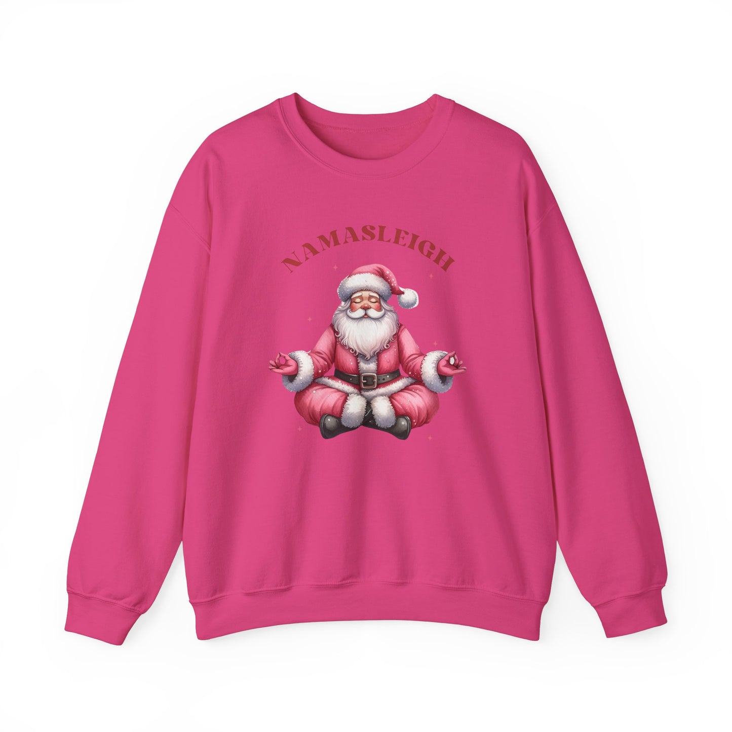 Santa Namasleigh Unisex Heavy Blend™ Crewneck Sweatshirt - size S - 3X