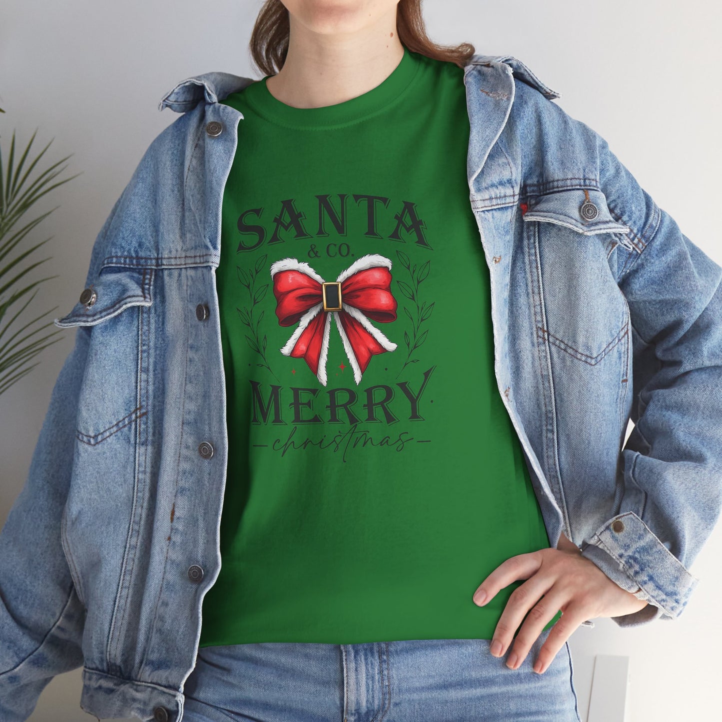 Santa and Company Merry Christmas Unisex Heavy Cotton Tee - sizes S - 5X