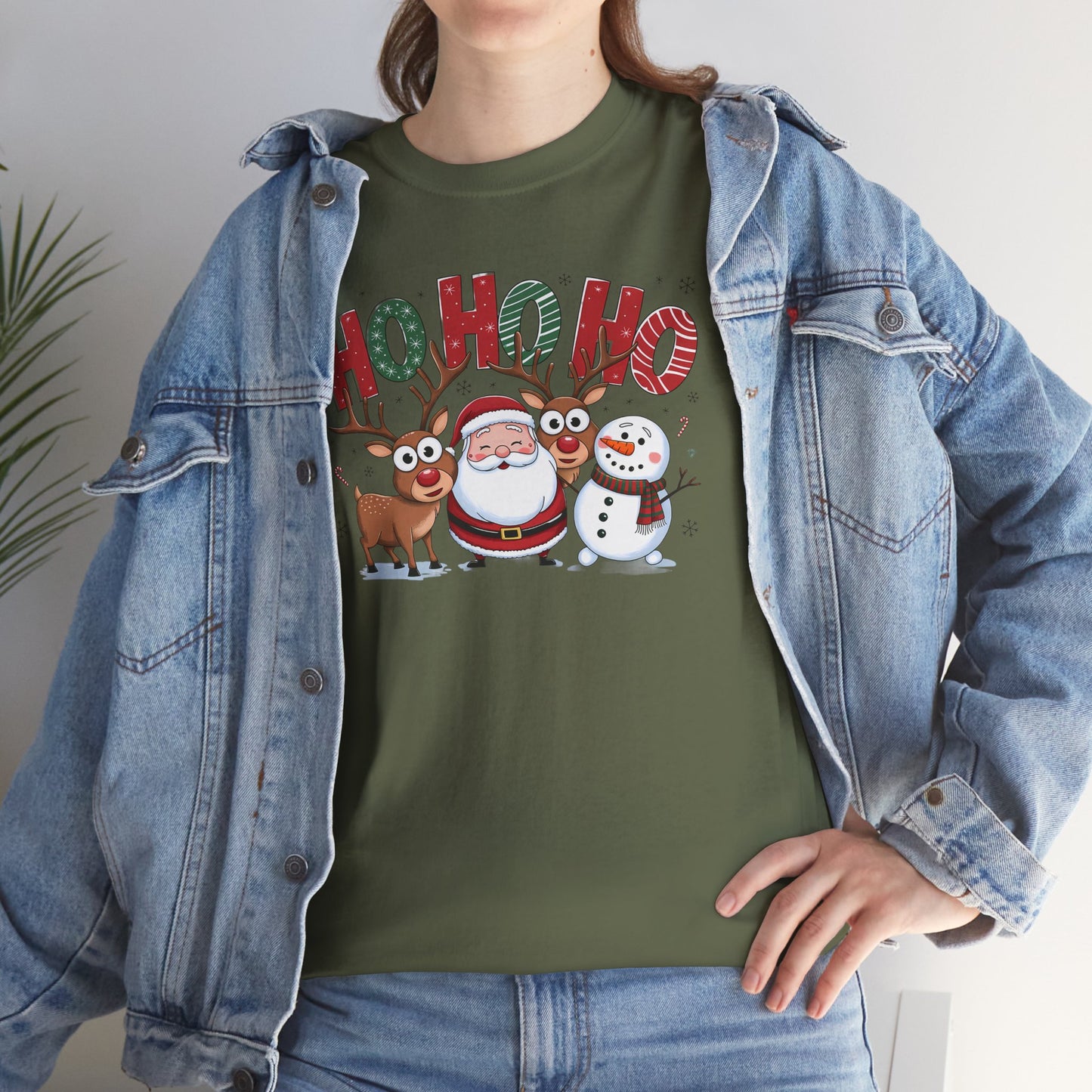 HoHoHo Unisex Heavy Cotton Tee - sizes S - 5X