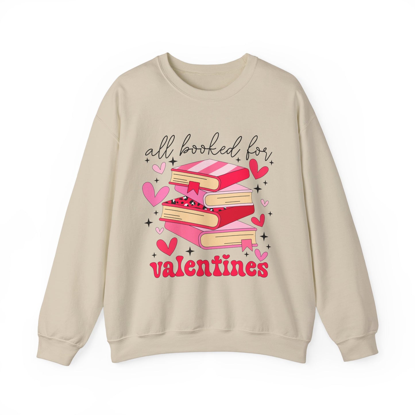 Book Lover Valentine's Day Unisex Sweatshirt - sizes S - 5X