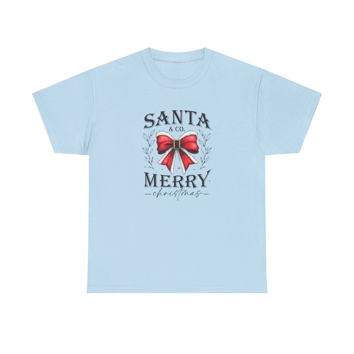 Santa and Company Merry Christmas Unisex Heavy Cotton Tee - sizes S - 5X