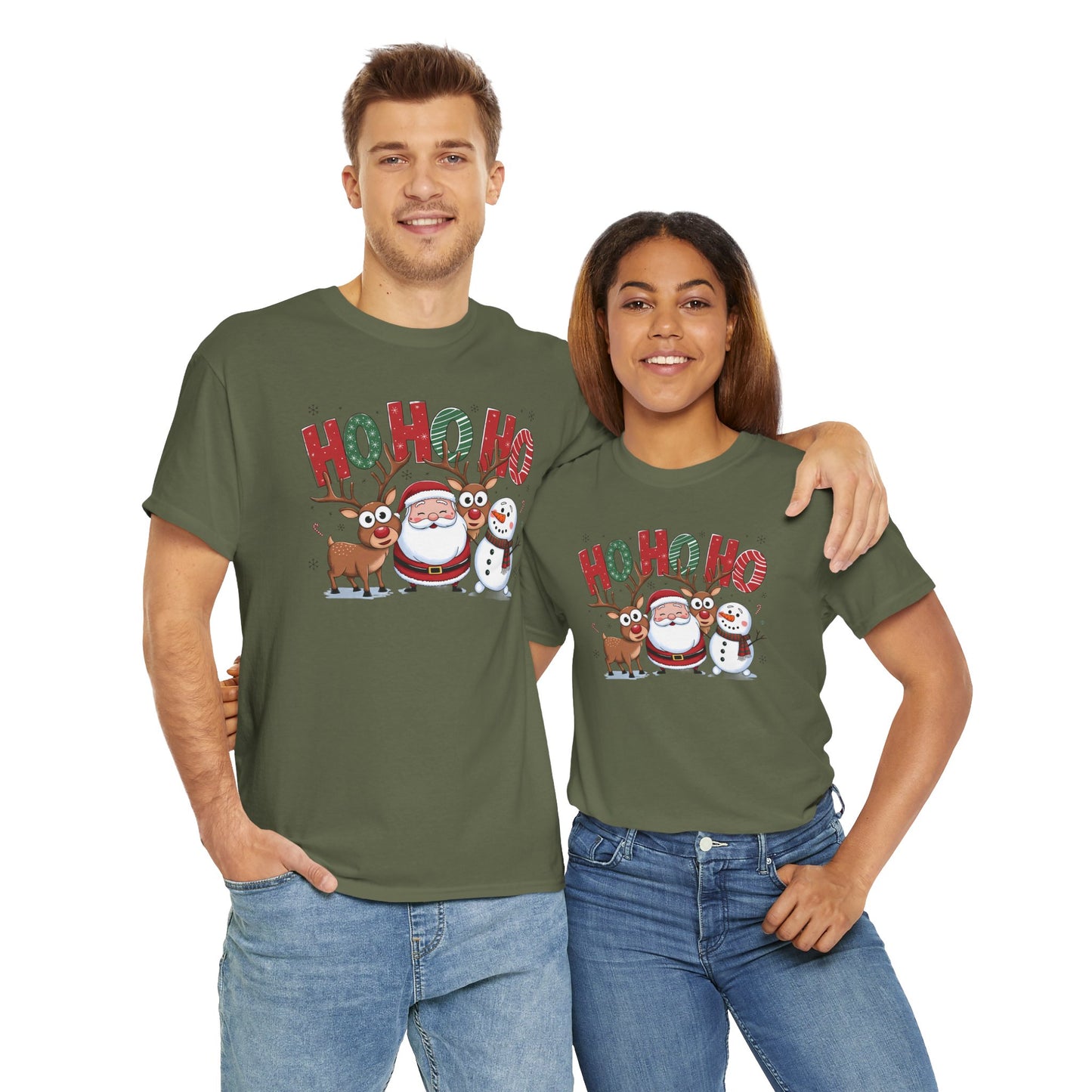 HoHoHo Unisex Heavy Cotton Tee - sizes S - 5X