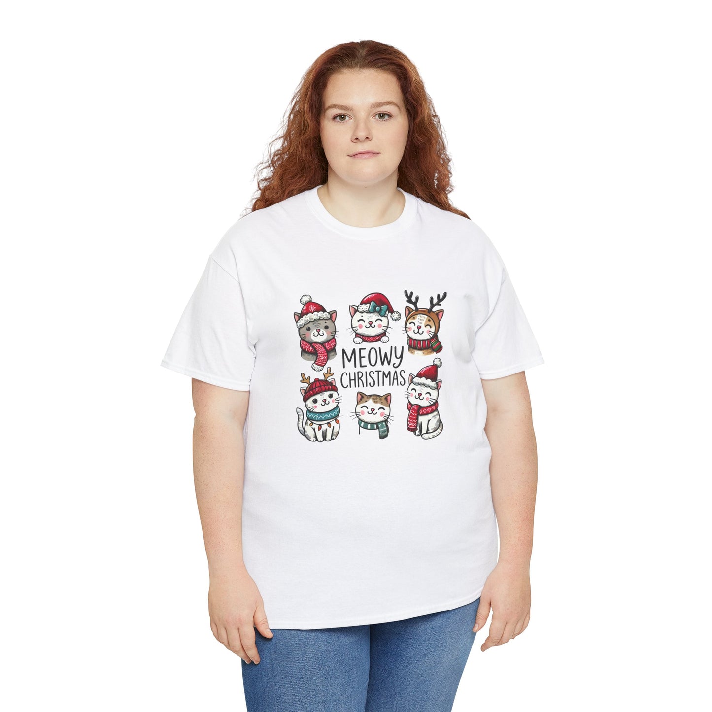 Meowy Christmas Unisex T-shirt - sizes S - 5X