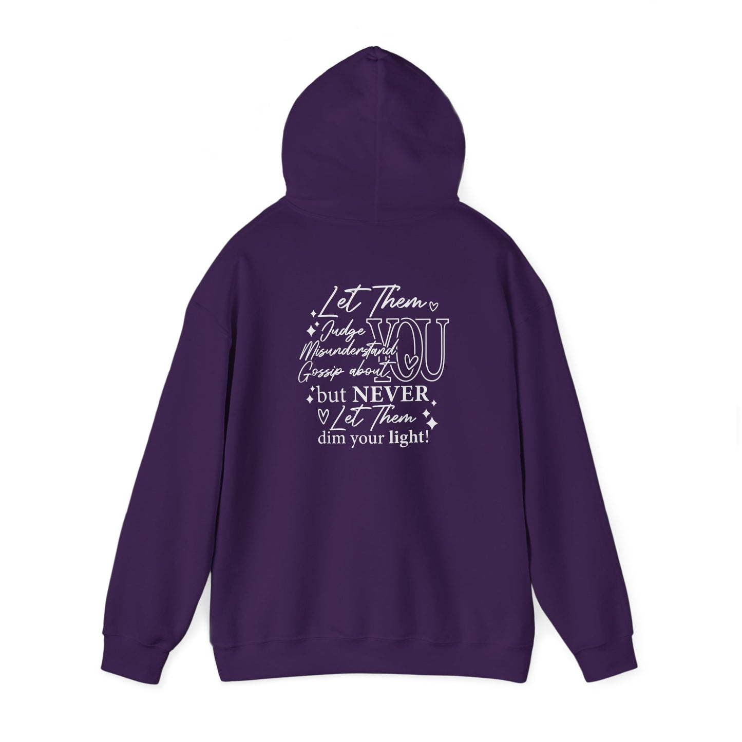 Let Them Unisex Hoodie Sweatshirt - Warm & Cozy Inspirational Design - sizes S - 5X