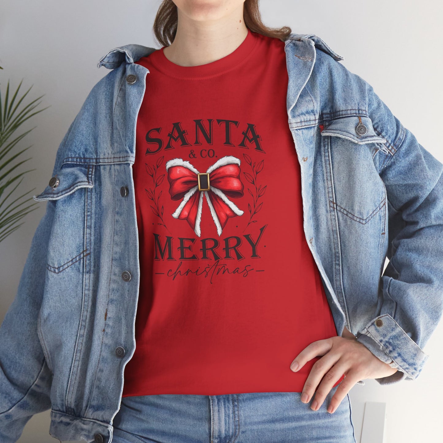 Santa and Company Merry Christmas Unisex Heavy Cotton Tee - sizes S - 5X
