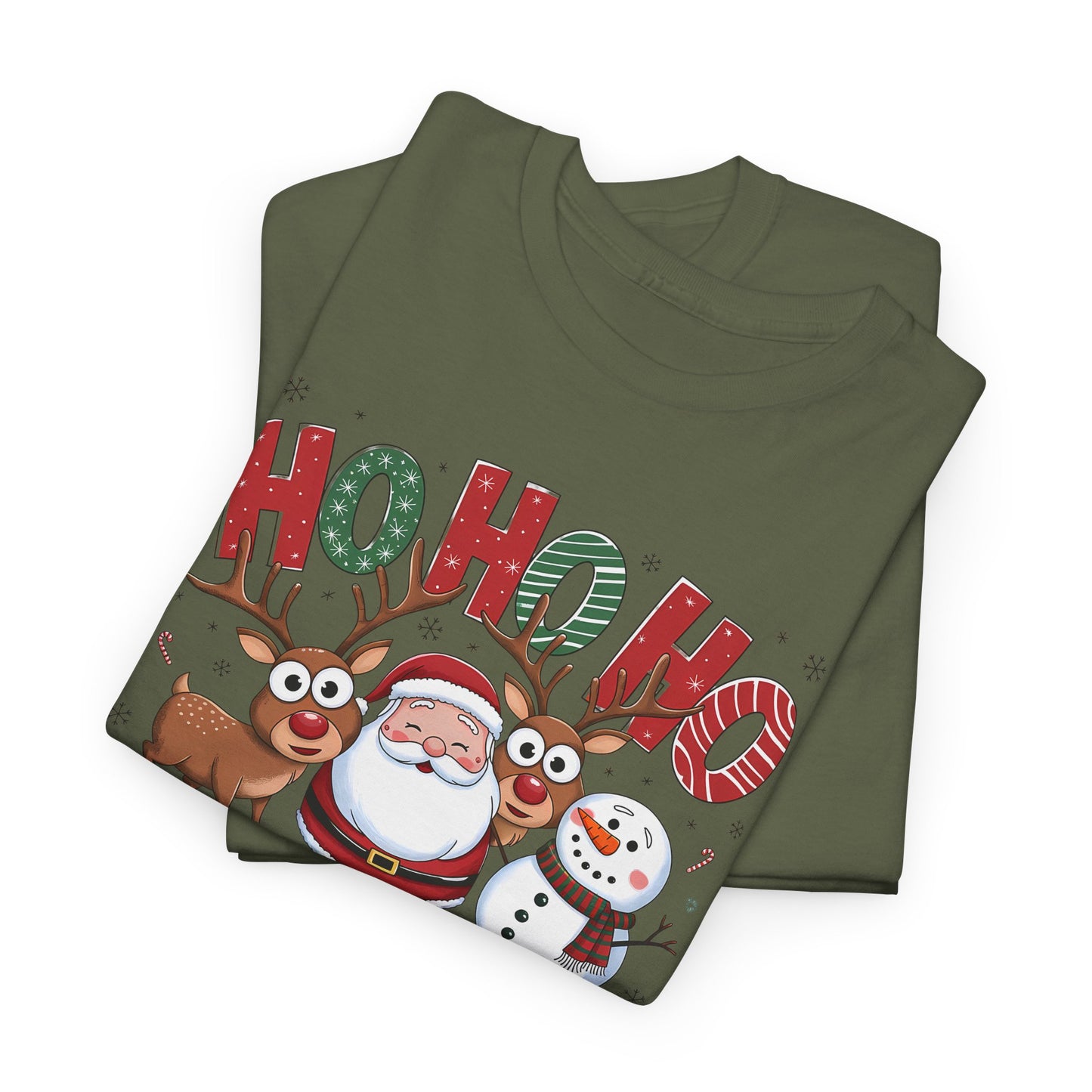 HoHoHo Unisex Heavy Cotton Tee - sizes S - 5X