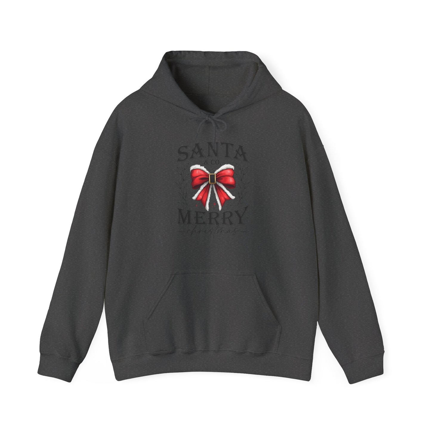 Santa and Co Merry Christmas bow Unisex Heavy Blend™ Hooded Sweatshirt - sizes S - 5X