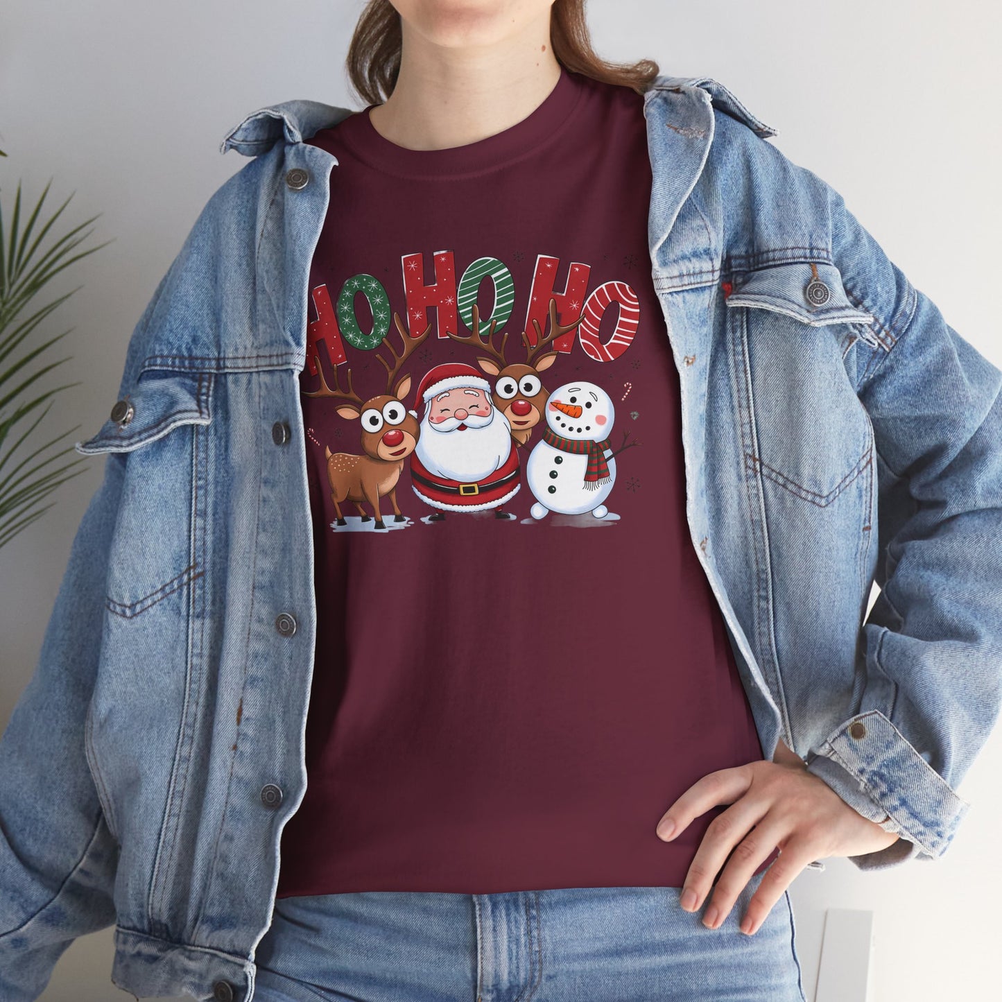 HoHoHo Unisex Heavy Cotton Tee - sizes S - 5X