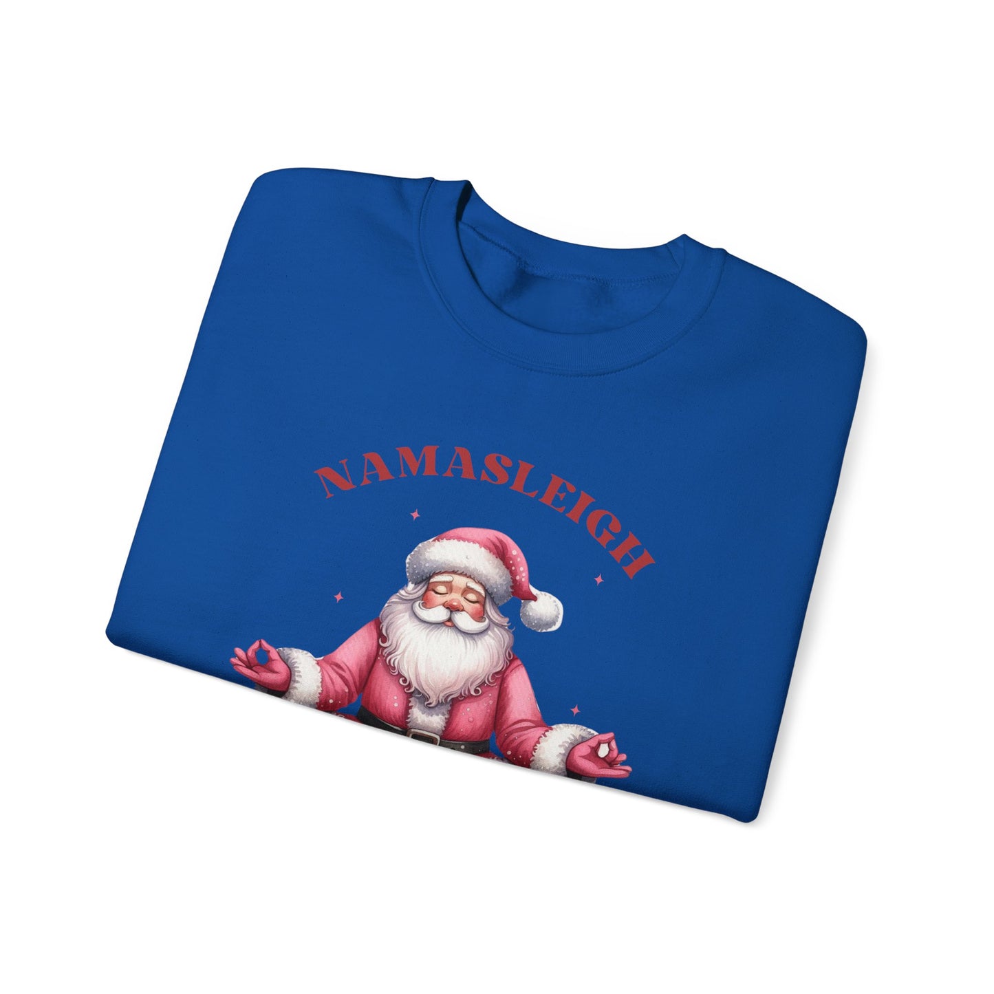 Santa Namasleigh Unisex Heavy Blend™ Crewneck Sweatshirt - size S - 3X