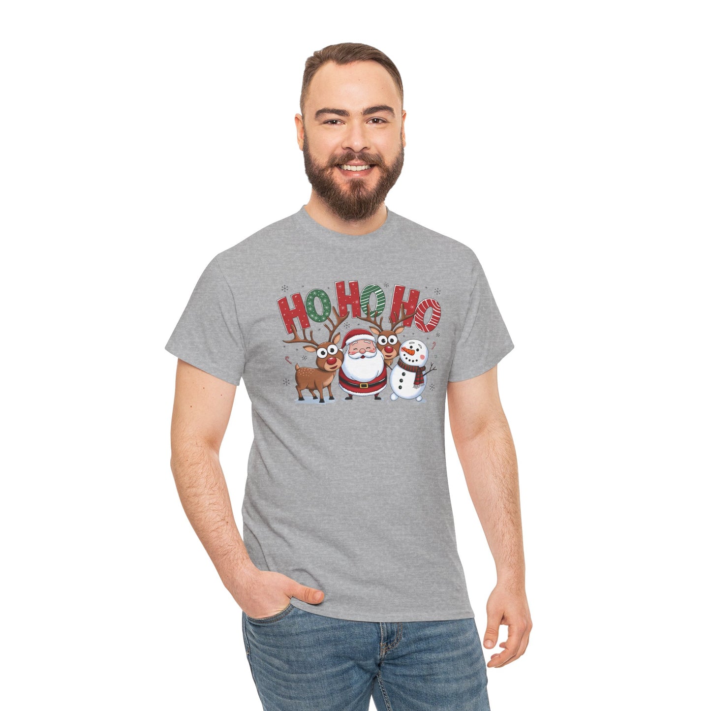 HoHoHo Unisex Heavy Cotton Tee - sizes S - 5X