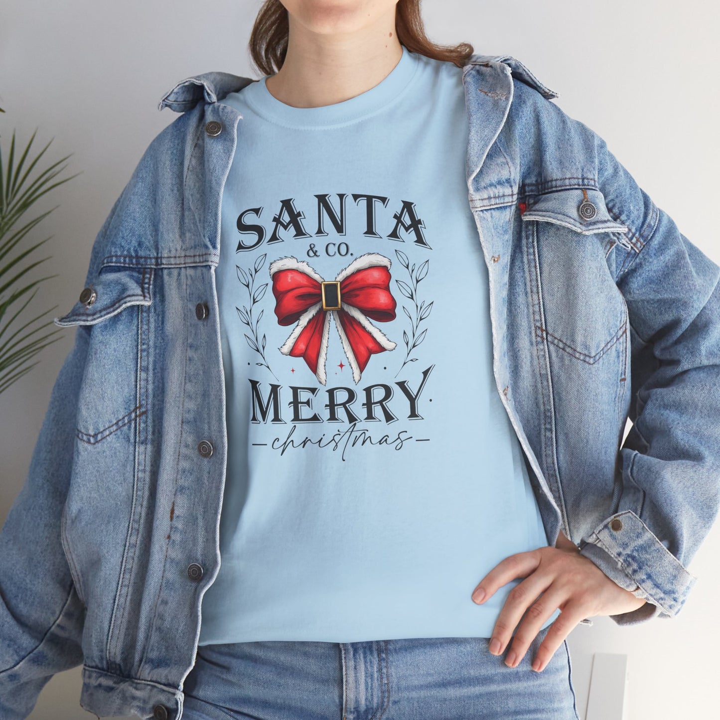 Santa and Company Merry Christmas Unisex Heavy Cotton Tee - sizes S - 5X