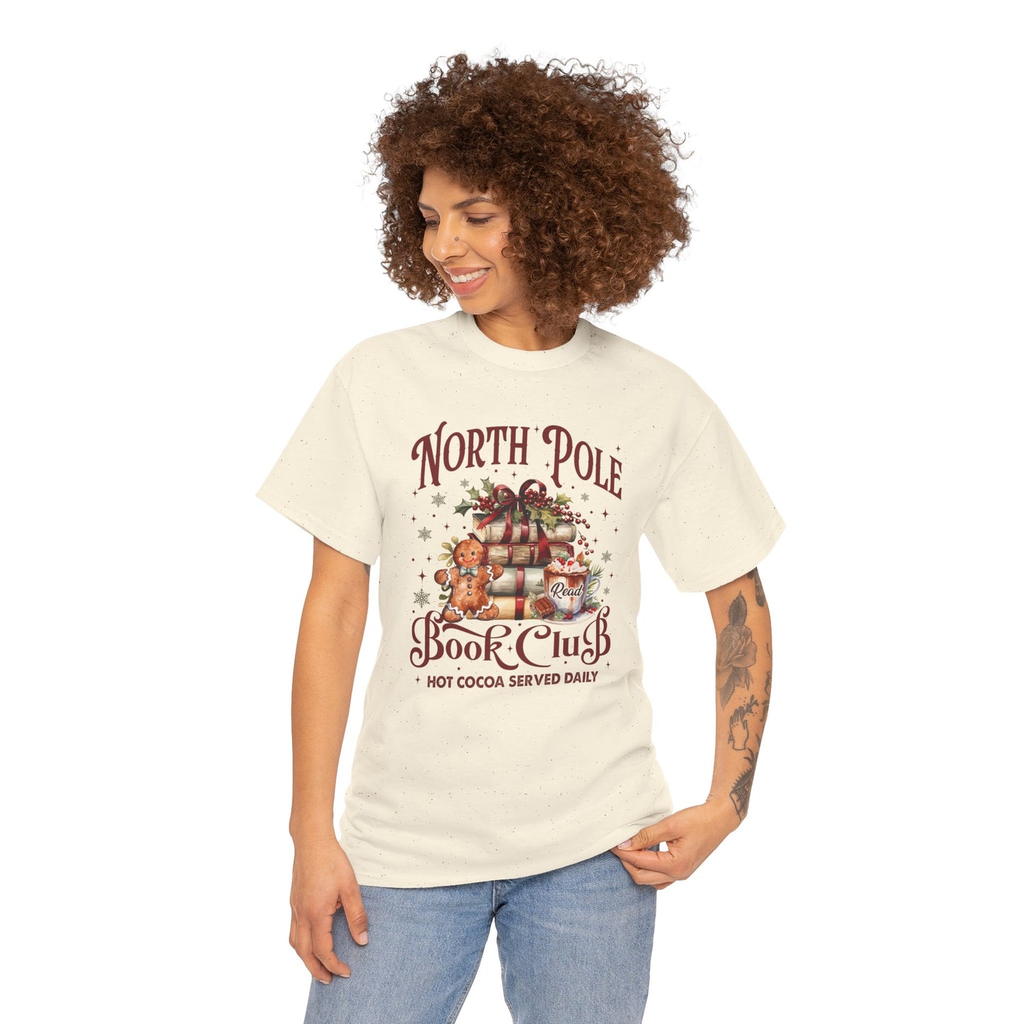 North Pole Book Club Unisex Heavy Cotton Tee - sizes S - 3X