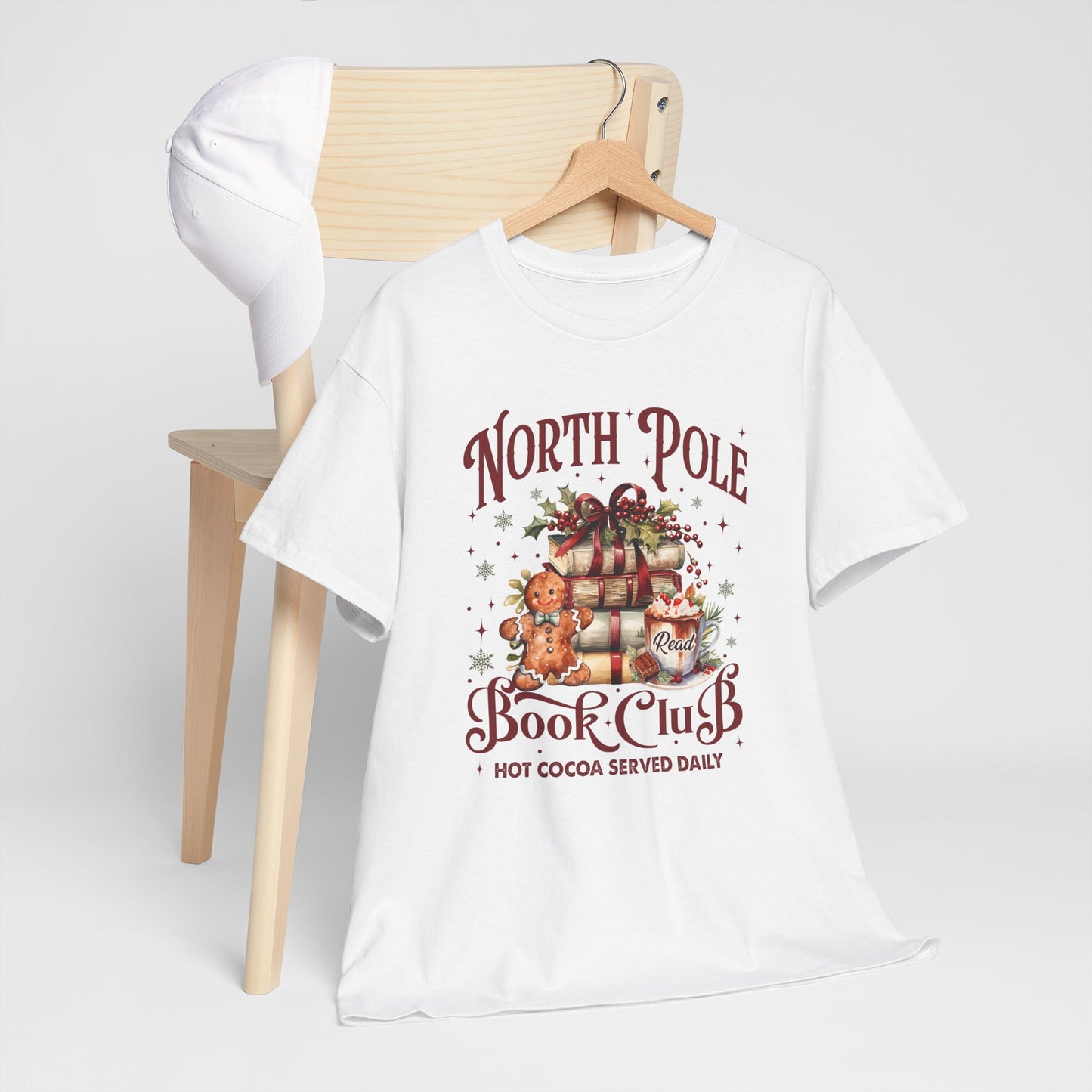 North Pole Book Club Unisex Heavy Cotton Tee - sizes S - 3X