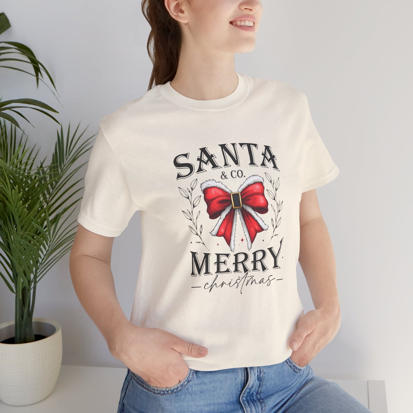 Santa and Co Merry Christmas Unisex Jersey Short Sleeve Tee - sizes S - 5X