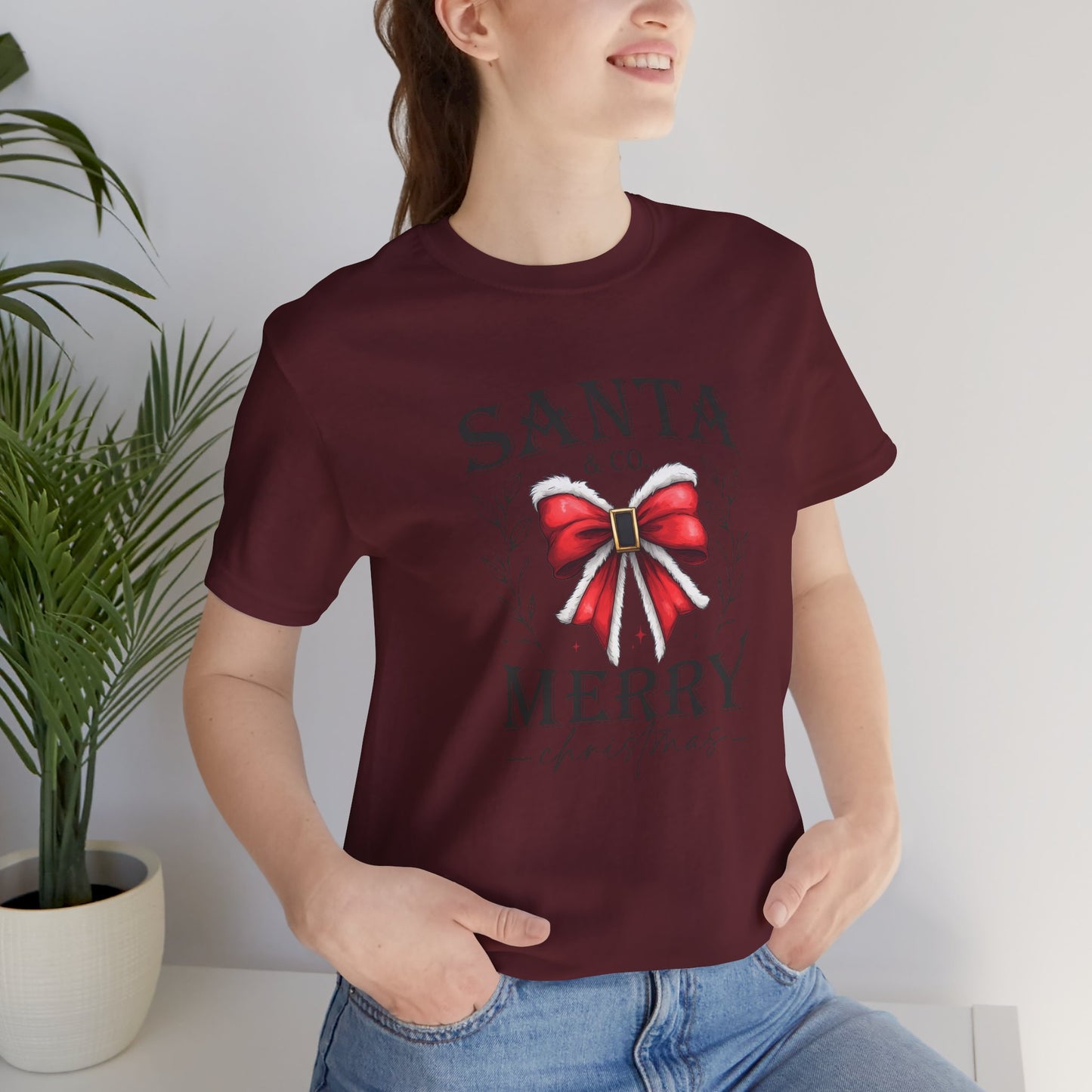 Santa and Co Merry Christmas Unisex Jersey Short Sleeve Tee - sizes S - 5X