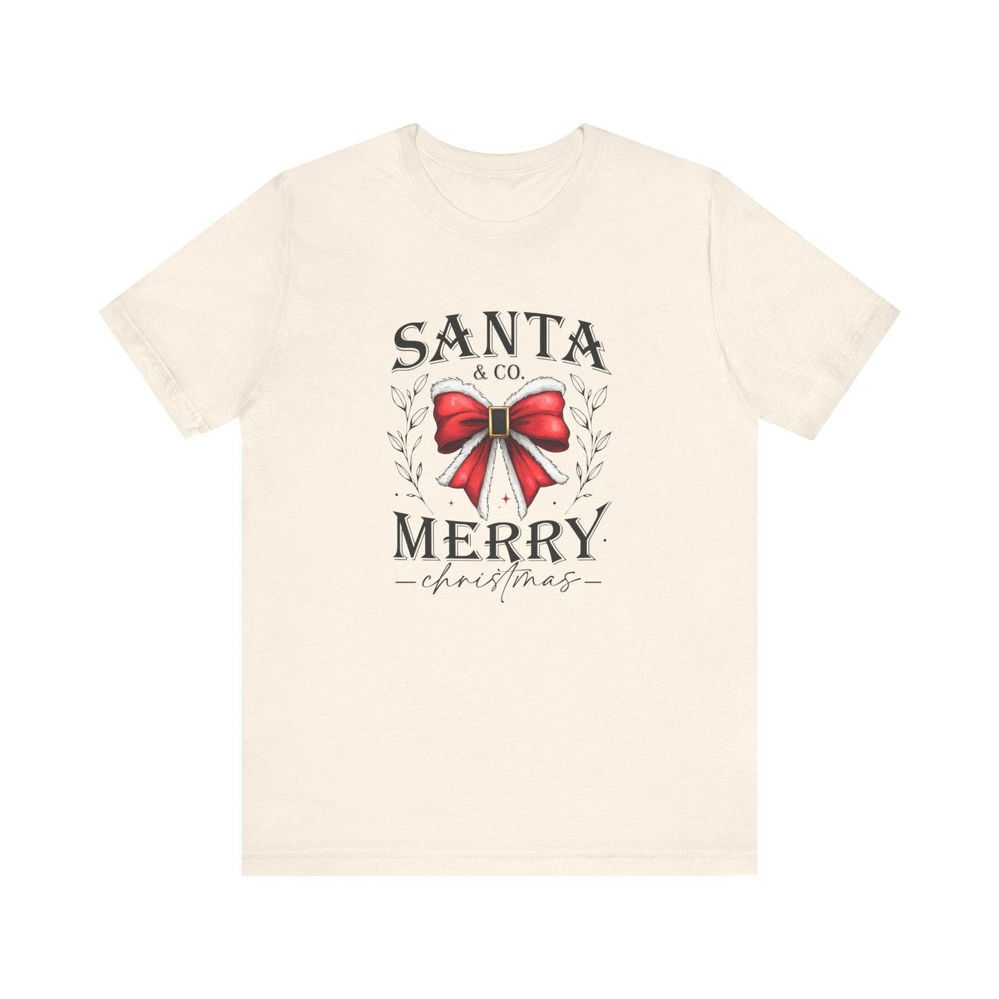 Santa and Co Merry Christmas Unisex Jersey Short Sleeve Tee - sizes S - 5X