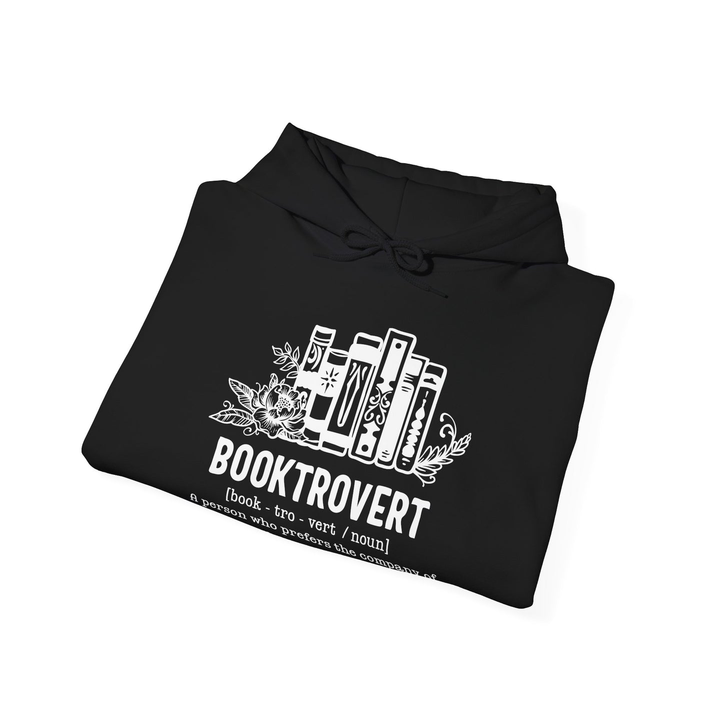 Booktrovert Hooded Sweatshirt - Funny Book Lover Gift - Warm & Cozy