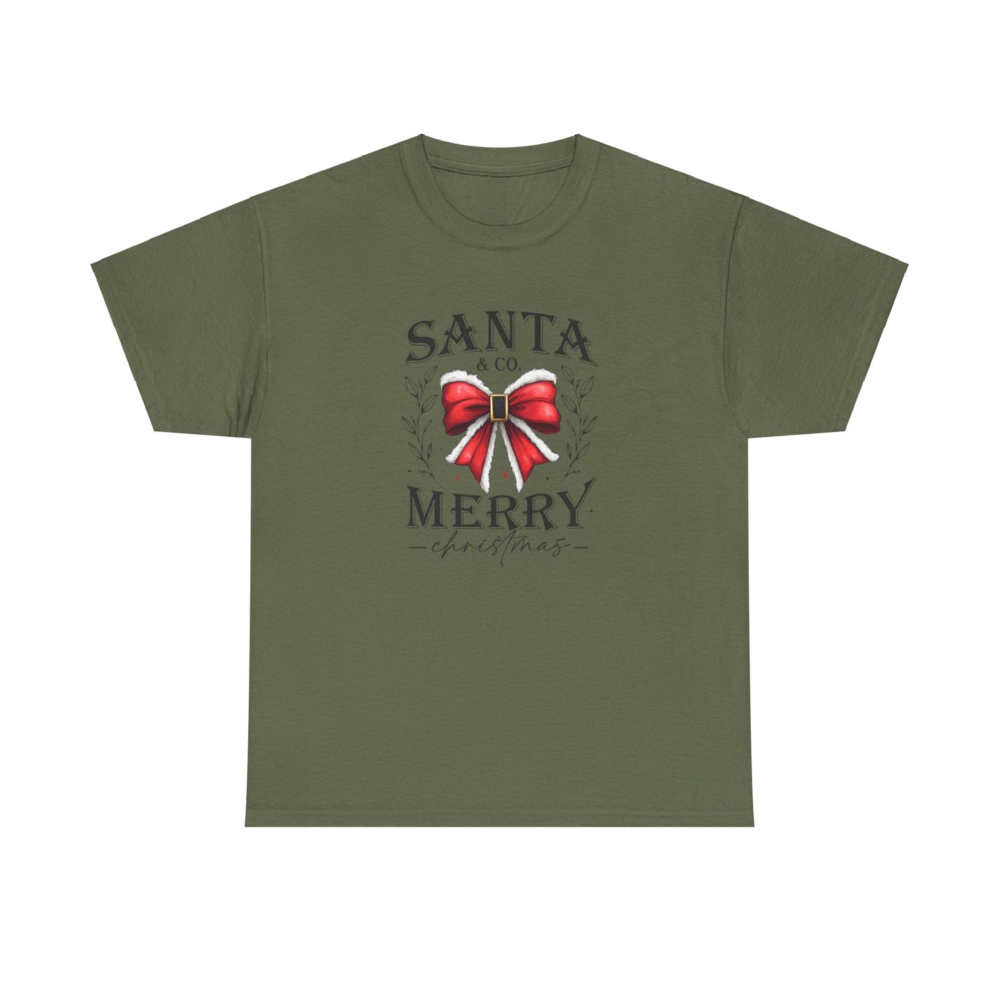 Santa and Company Merry Christmas Unisex Heavy Cotton Tee - sizes S - 5X