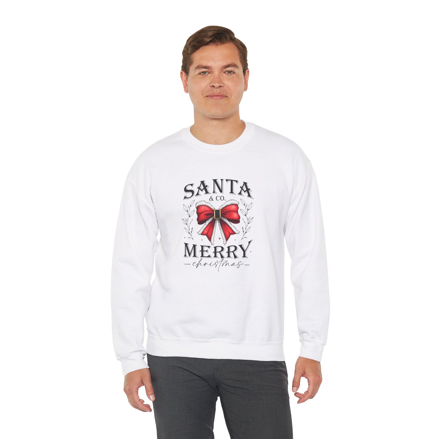 Santa and Co Merry Christmas Unisex Heavy Blend™ Crewneck Sweatshirt - sizes S - 3X