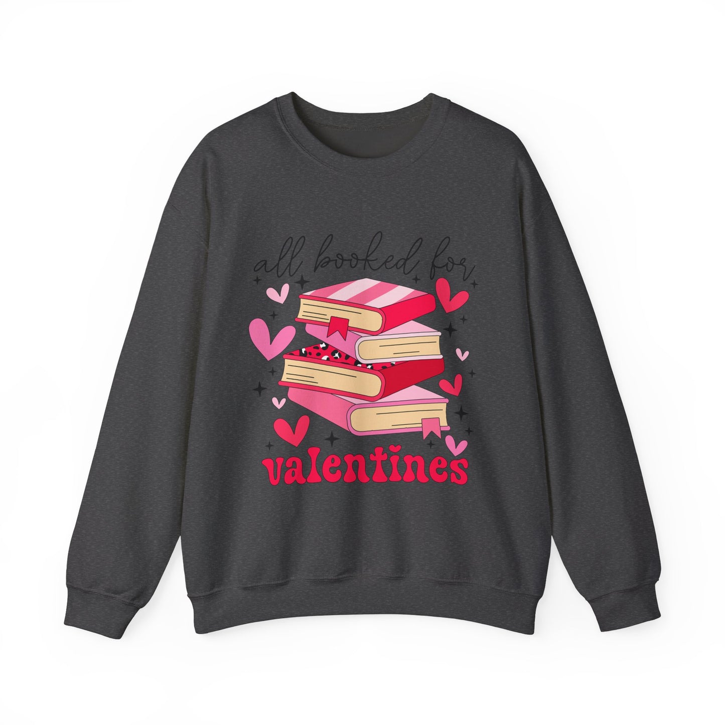Book Lover Valentine's Day Unisex Sweatshirt - sizes S - 5X