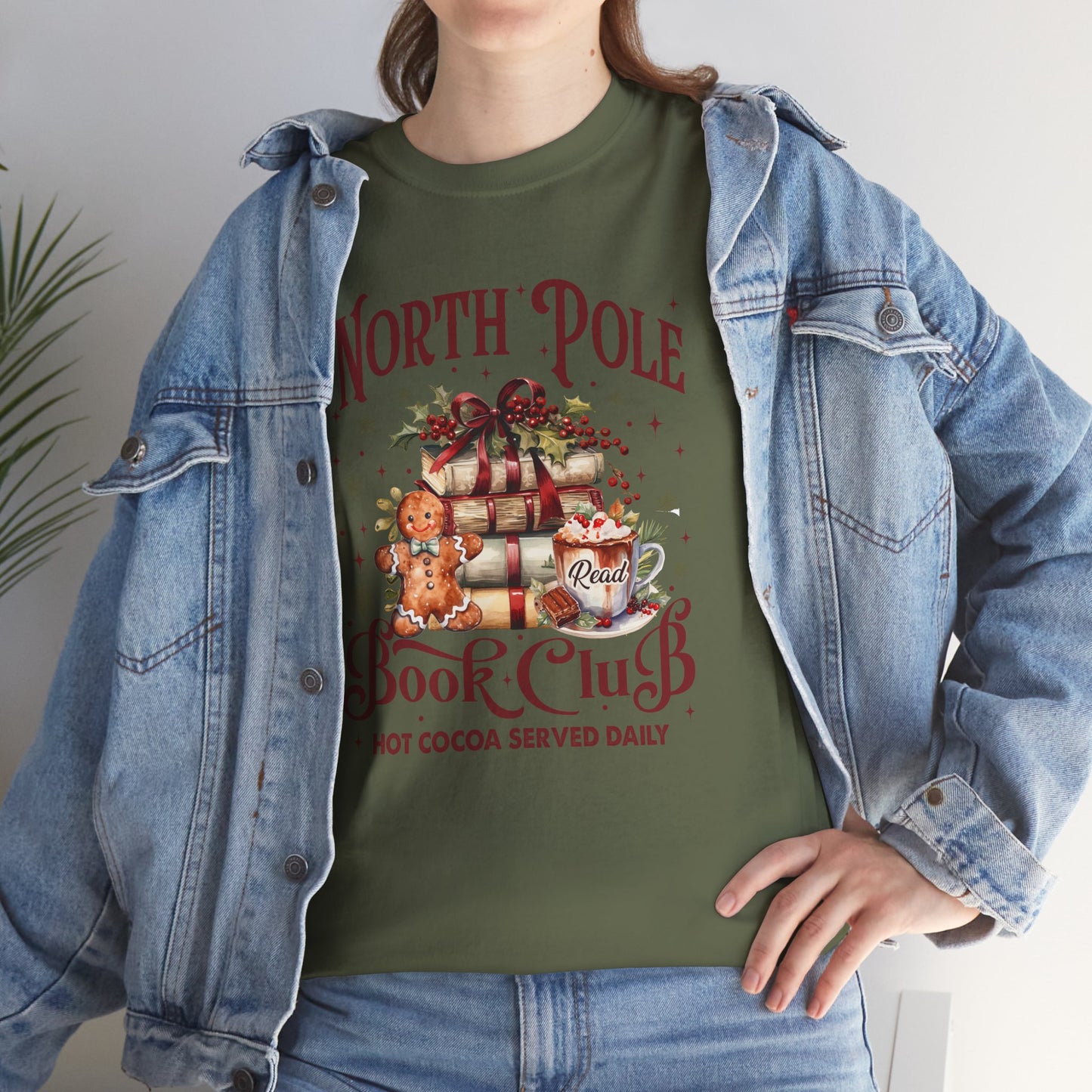 North Pole Book Club Unisex Heavy Cotton Tee - sizes S - 3X